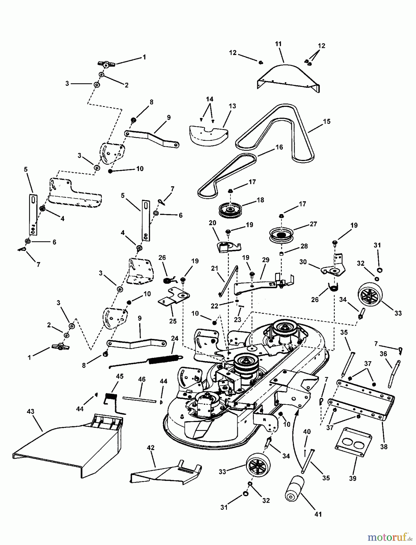  Murray Rasen- und Gartentraktoren CLT20460 (7800311) - Murray 46