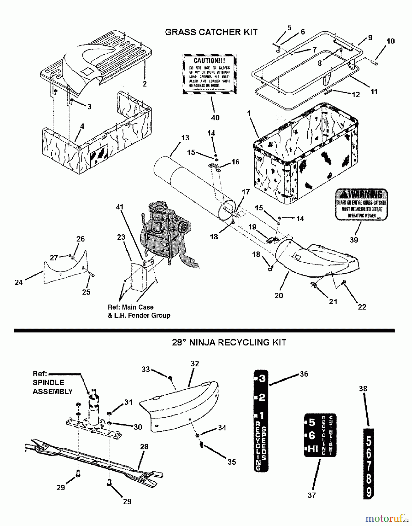  Murray Reitermäher 107.280341 (7800669A) - Craftsman 28