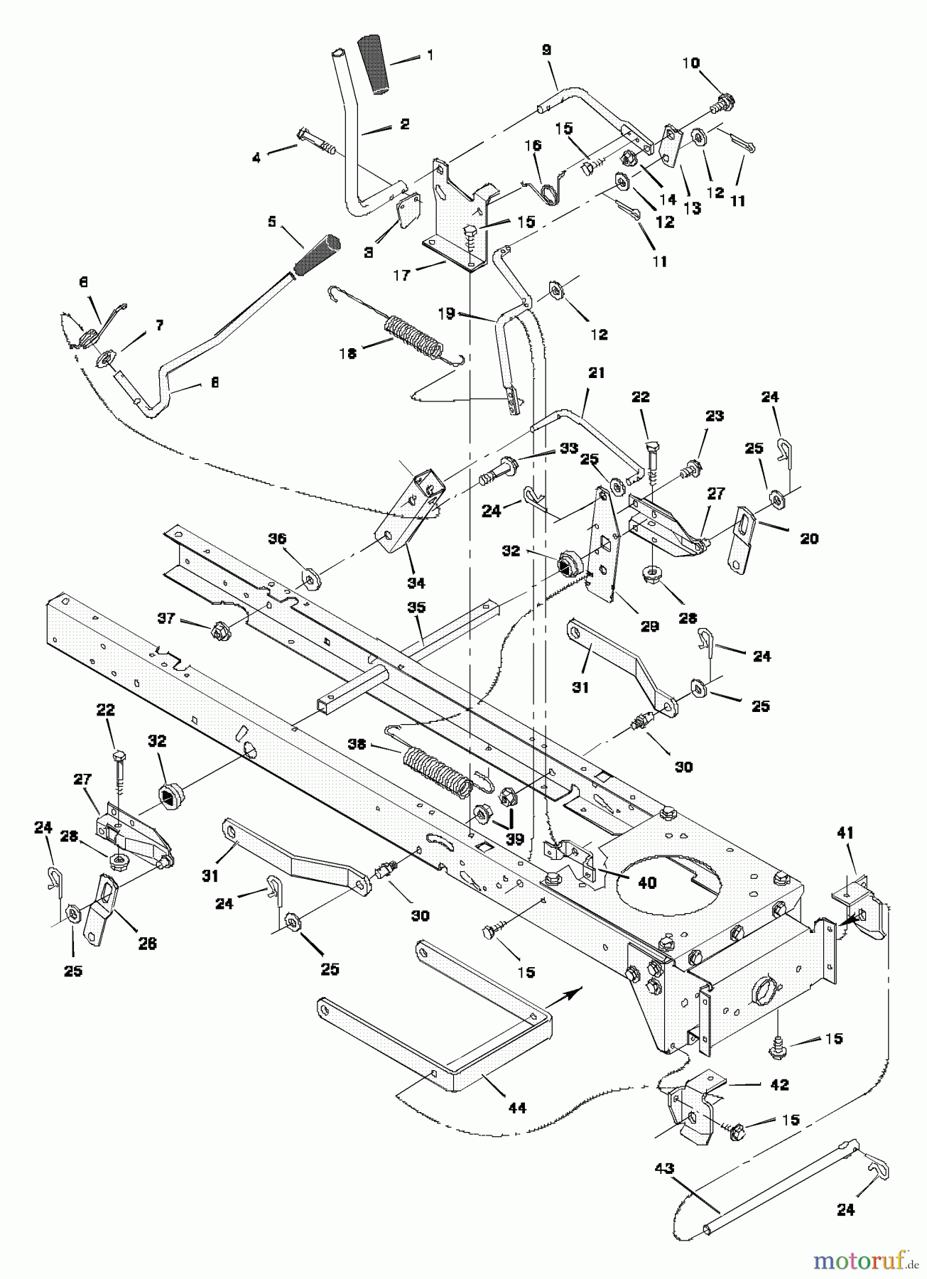  Murray Rasen- und Gartentraktoren 38500x83A - B&S/Murray 38