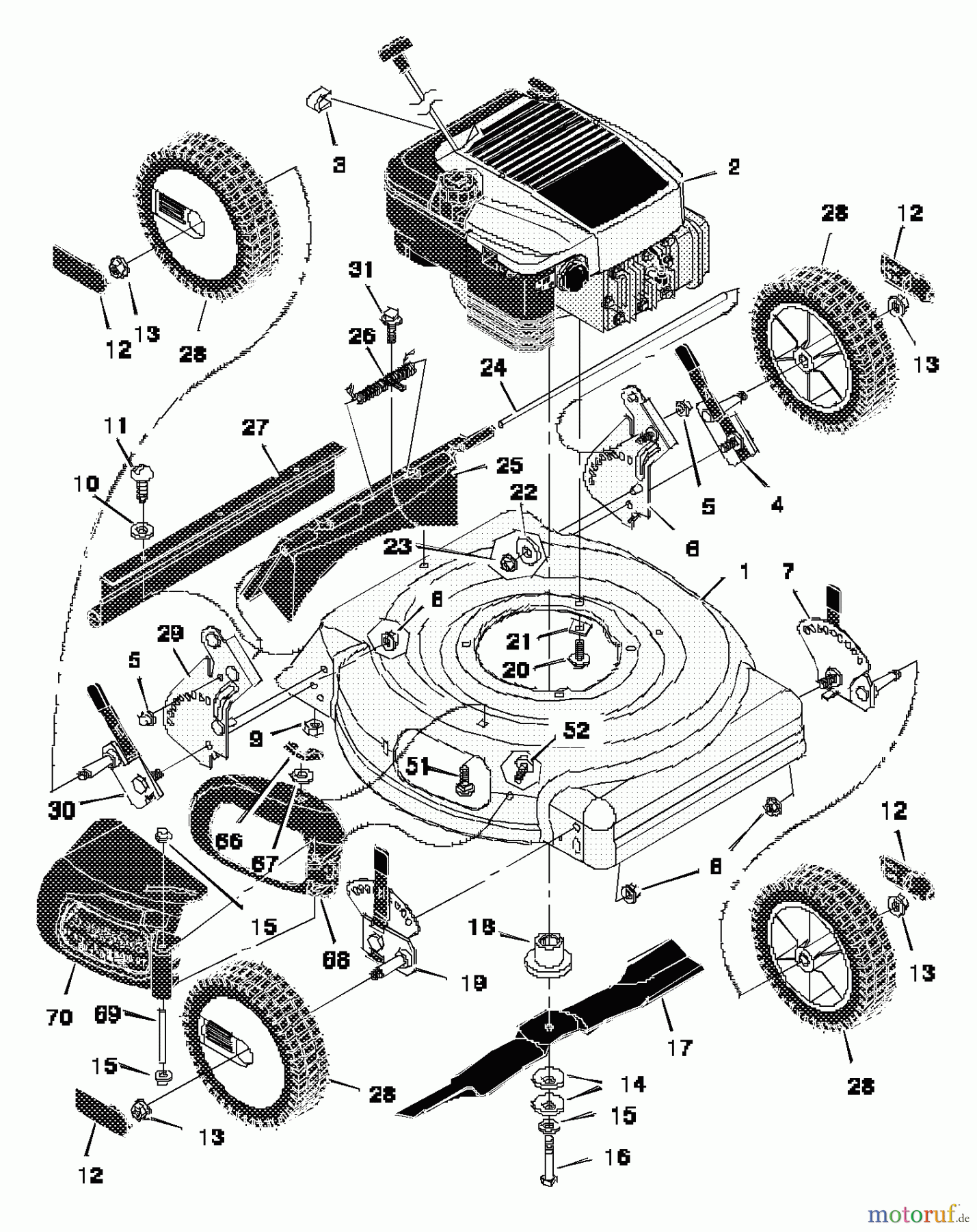  Murray Rasenmäher 20455A - Murray 20