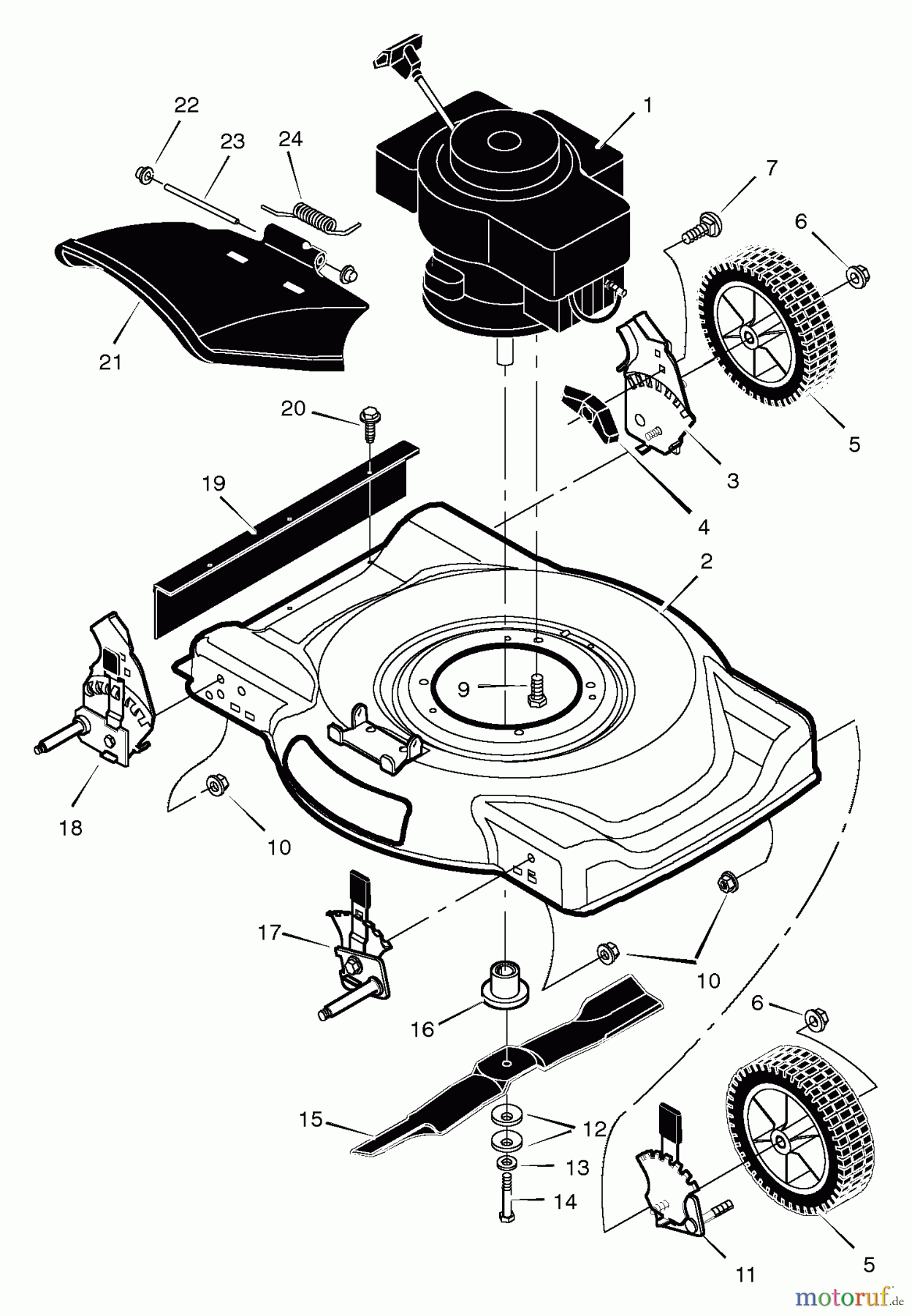  Murray Rasenmäher 22106A - Murray 22