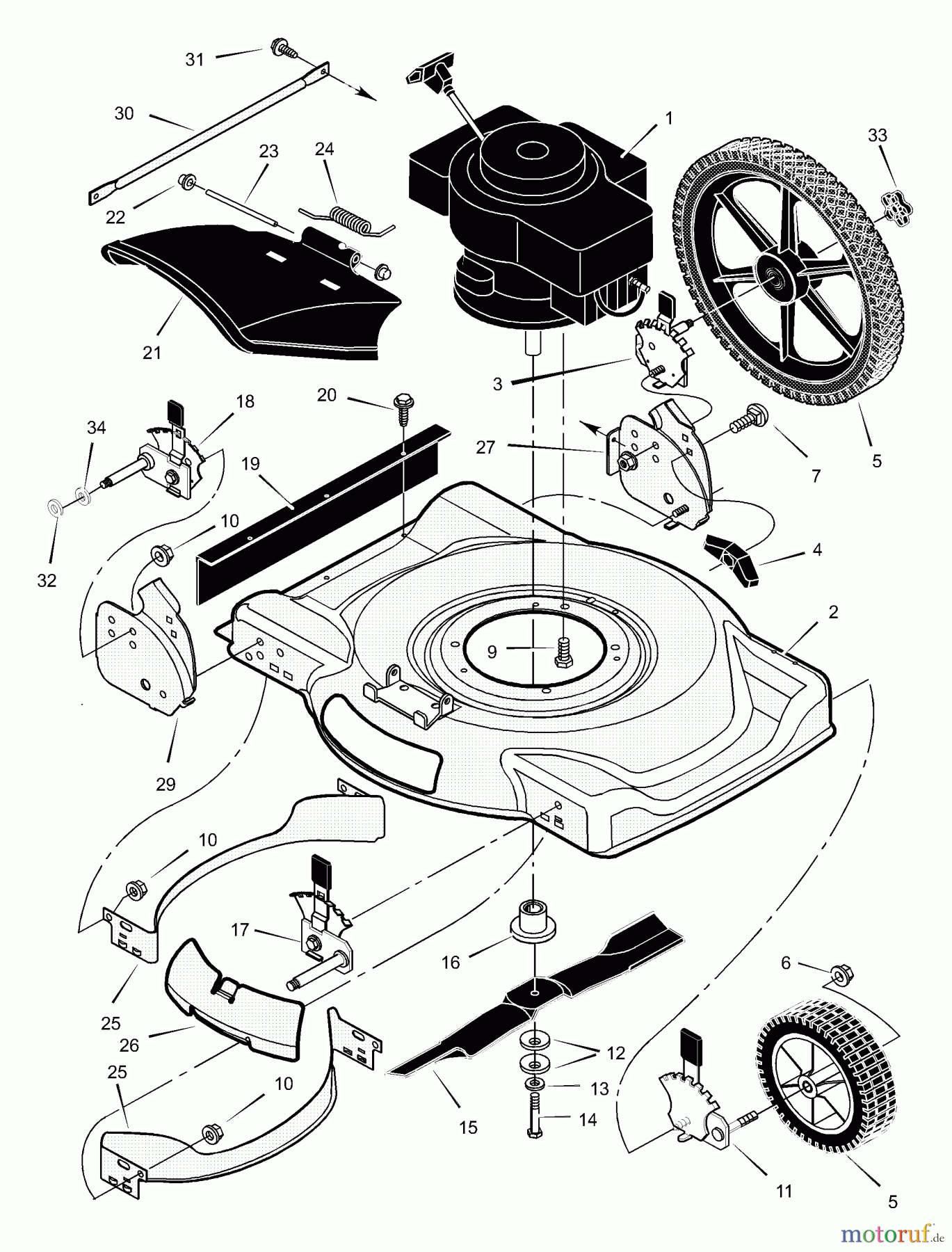  Murray Rasenmäher 225111x194B - B&S/Murray 22