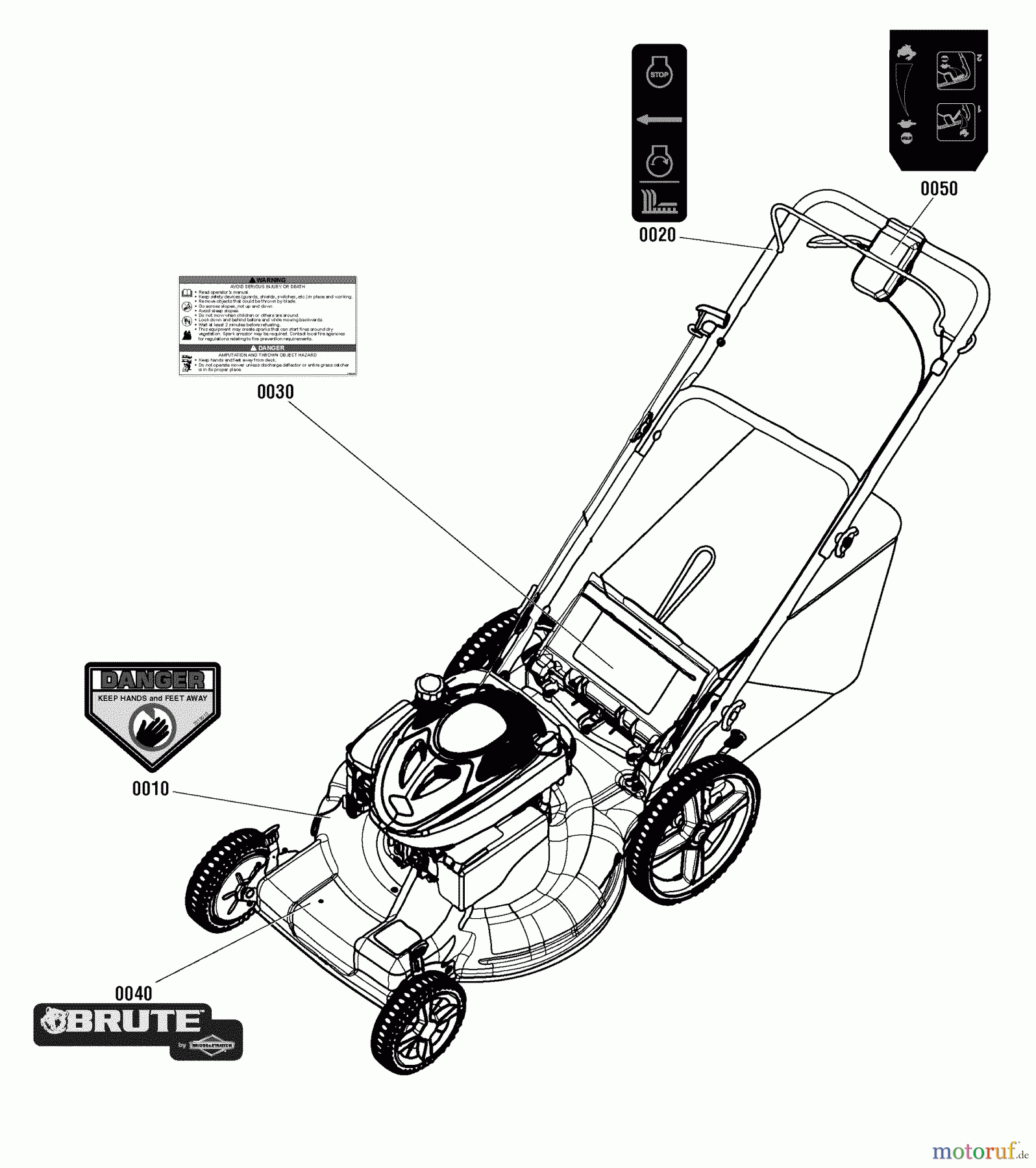  Murray Rasenmäher BTXPV22725 (7800886) - Brute 22