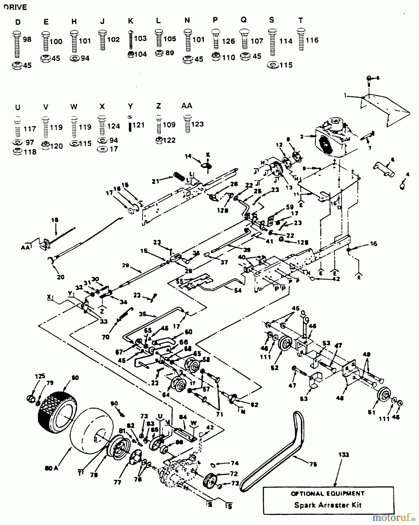  Poulan / Weed Eater Rasen und Gartentraktoren XC1182HB - Poulan Pro Lawn Tractor DRIVE