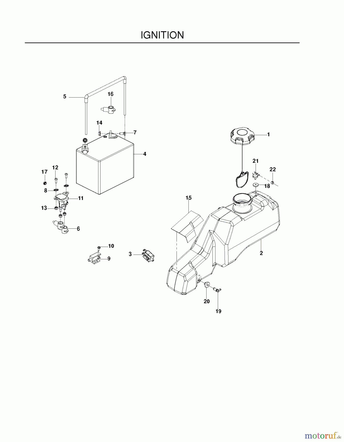  Poulan / Weed Eater Nullwendekreismäher, Zeroturn 541ZX (966681901) - Poulan Pro 54