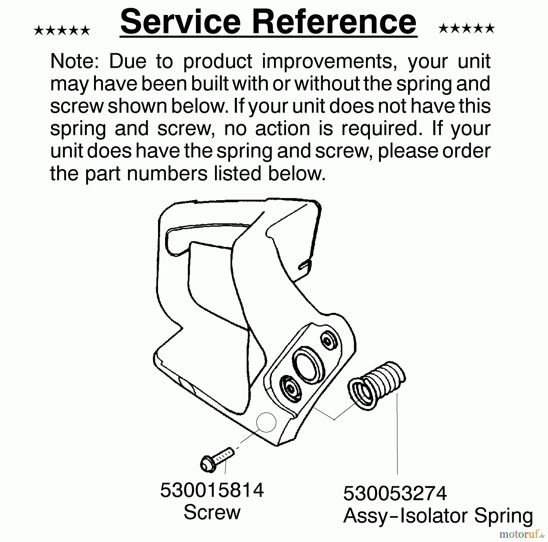 Poulan / Weed Eater Motorsägen 2550LE (Type 2) - Poulan Woodmaster Chainsaw Service Reference
