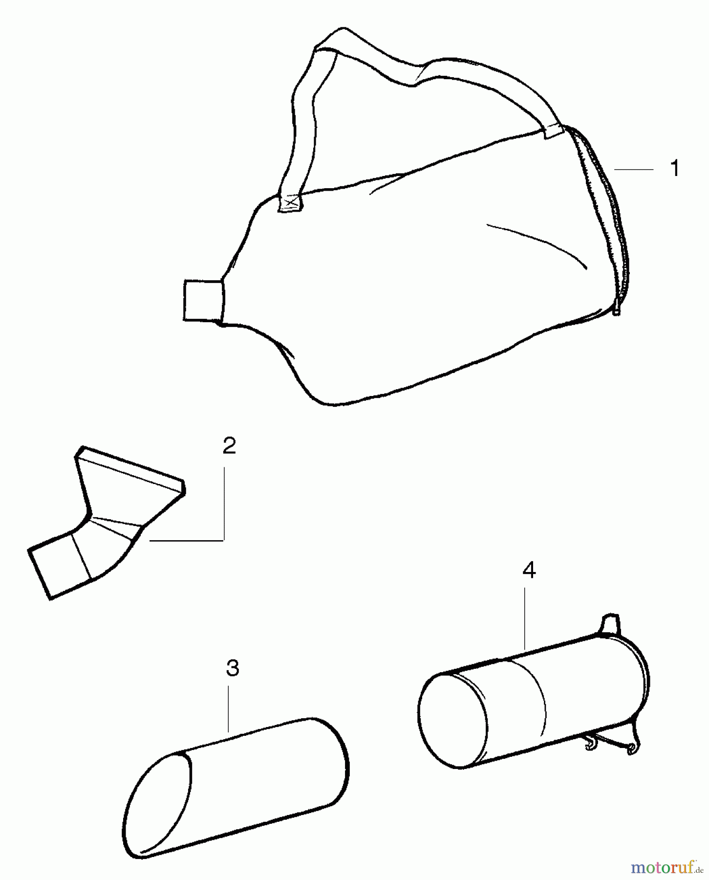  Poulan / Weed Eater Bläser / Sauger / Häcksler / Mulchgeräte PPB2000LE (Type 1) - Poulan Pro Blower Vacuum Tube Assy.