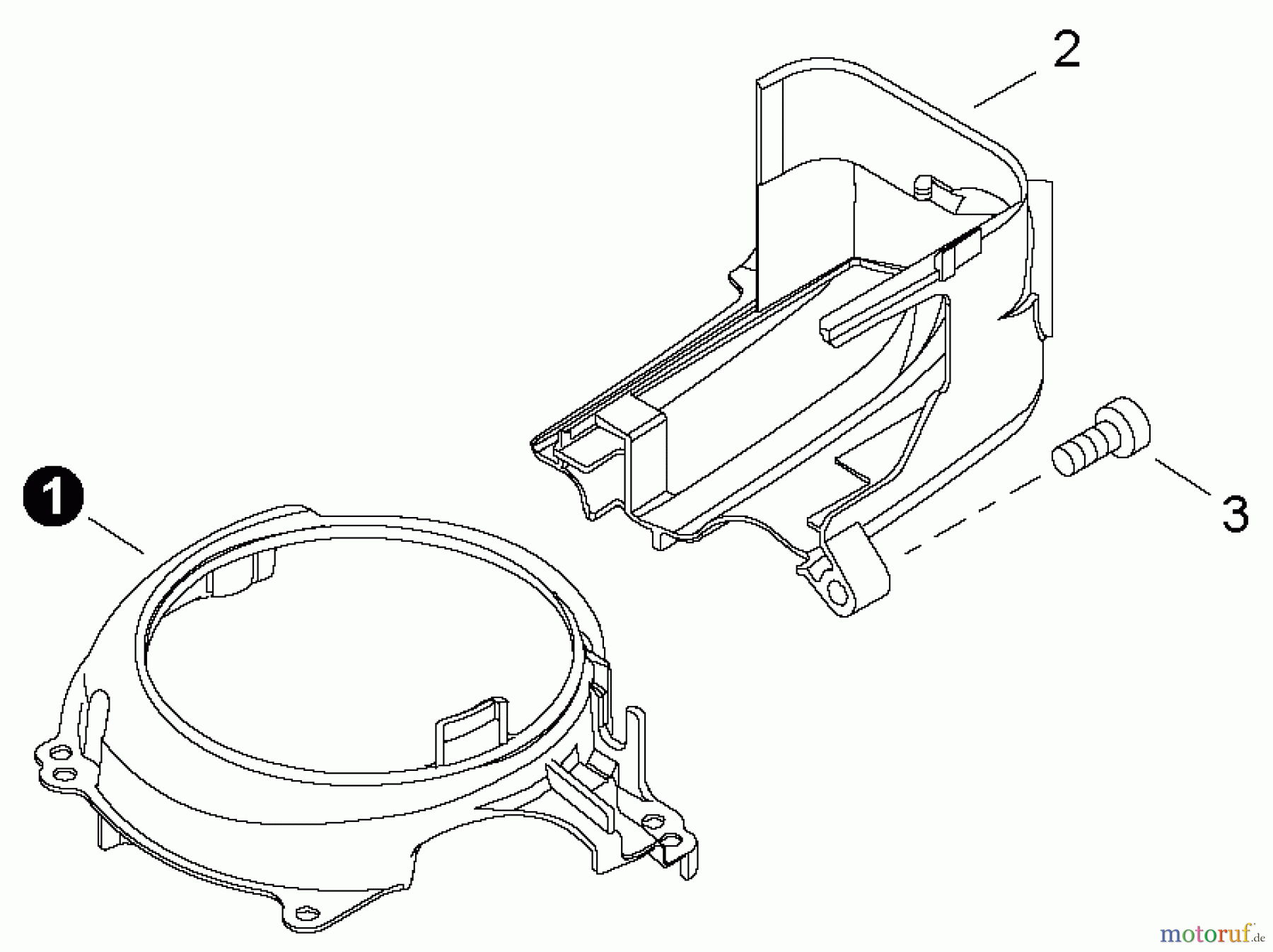  Shindaiwa Heckenscheren HT232 - Shindaiwa Hedge Trimmer, Single-Sided, Engine Cover / Fan Cover