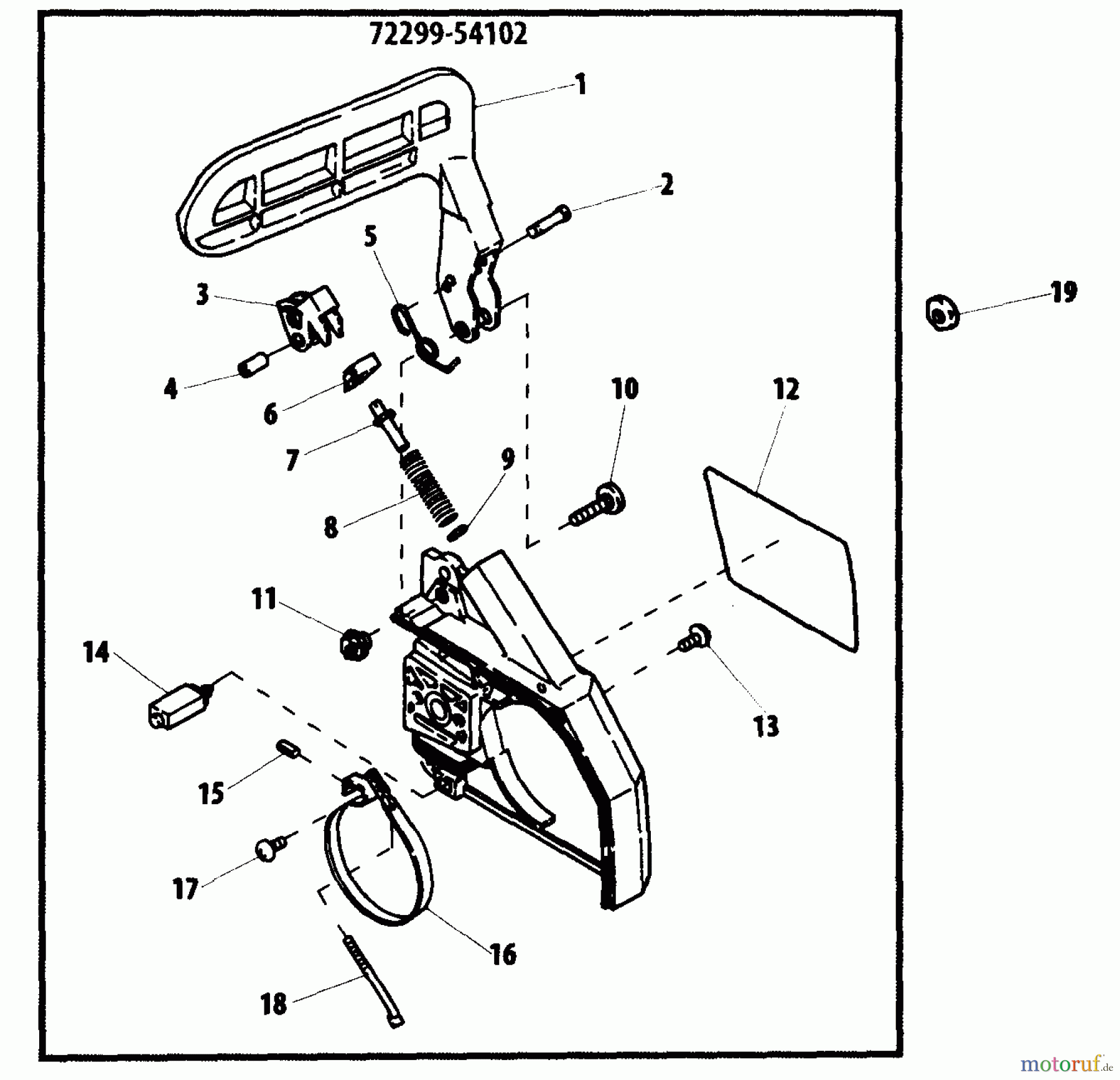  Shindaiwa Sägen, Motorsägen 360 - Shindaiwa Chainsaw Brake/Clutch Cover