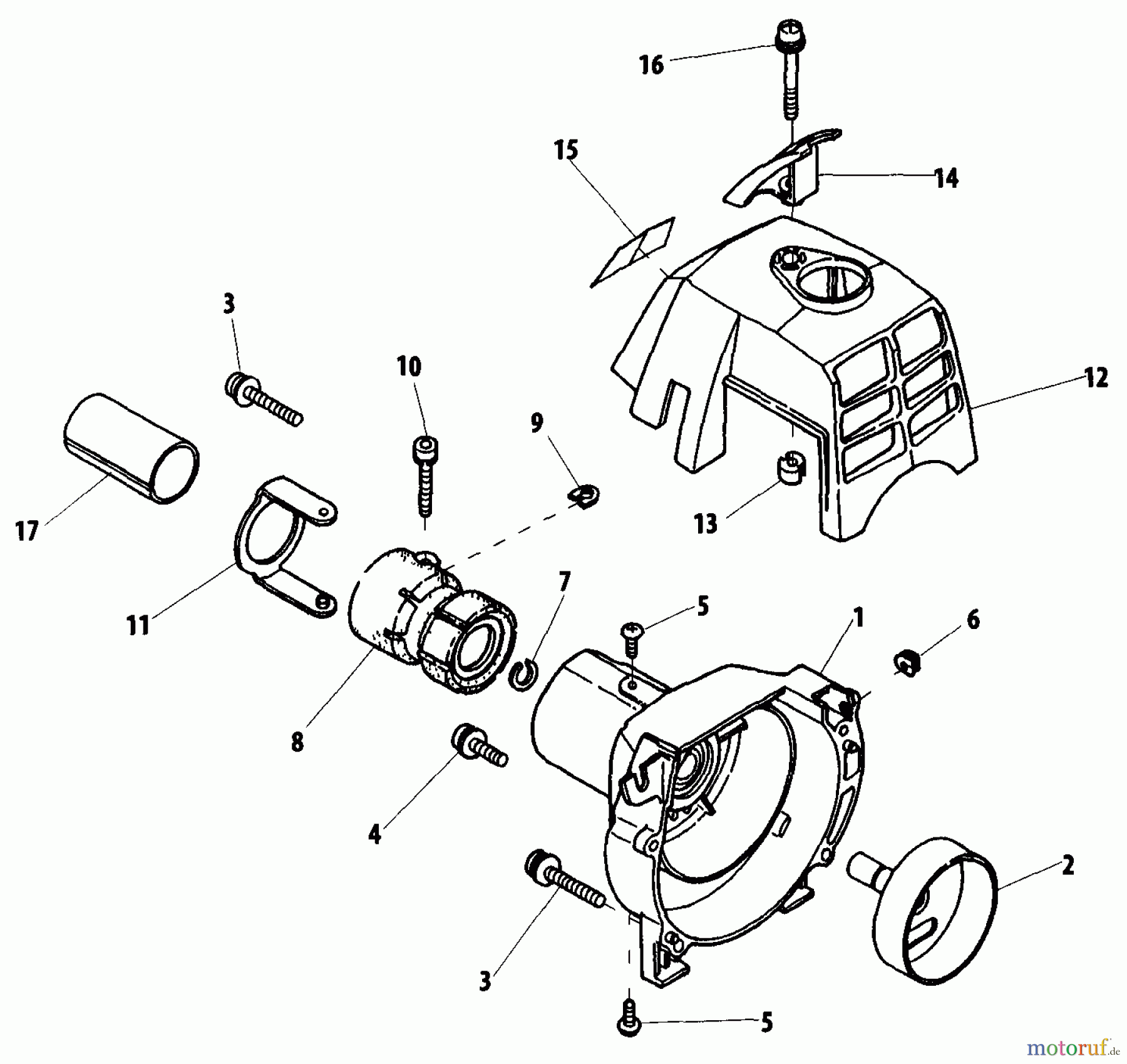  Shindaiwa Trimmer, Faden / Bürste 22F - Shindaiwa String Trimmer Fan Cover