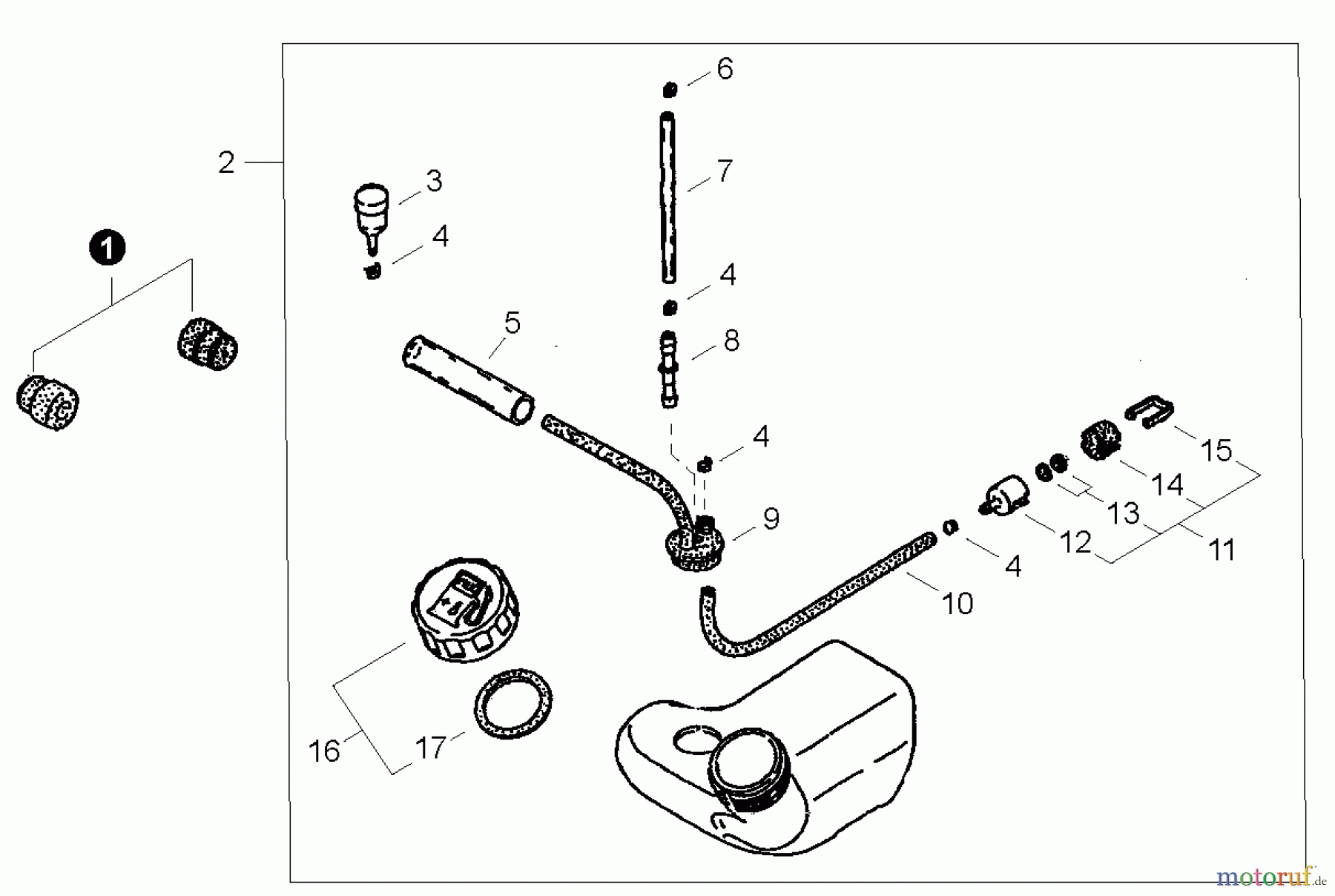  Shindaiwa Bläser / Sauger / Häcksler / Mulchgeräte EB240S - Shindaiwa Hand Held Blower, Fuel Tank