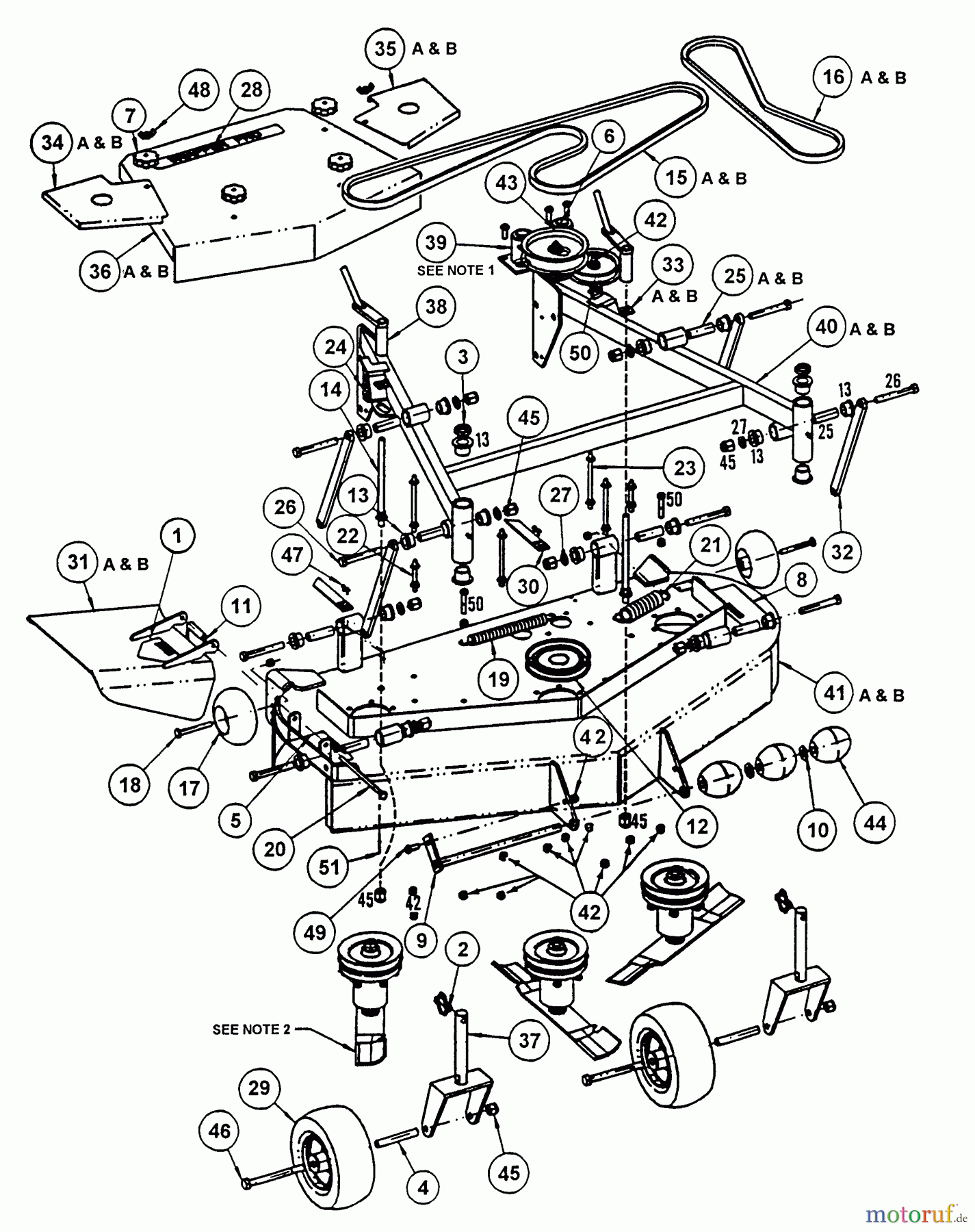  Snapper Rasenmäher für Großflächen SPL160BV - Snapper Wide-Area Walk-Behind Mower, 16 HP, Gear Drive, Loop Handle, Series 0 Mower Deck Assembly - Adjustable Height (48