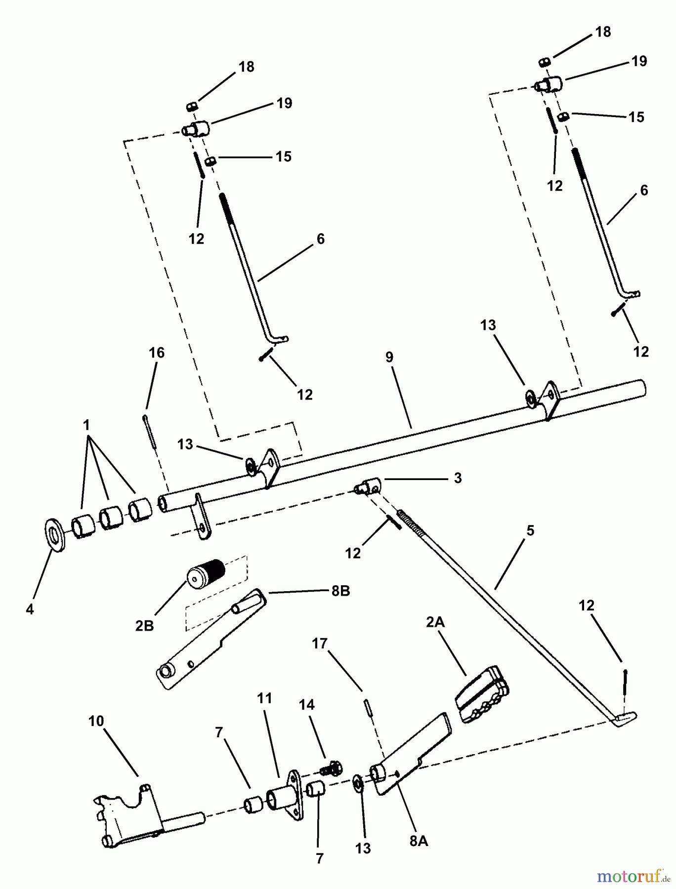  Snapper Nullwendekreismäher, Zero-Turn ZM2200KH (82473) - Snapper 22 HP Zero-Turn Mower, Kohler, Mid Mount, Z-Rider Series 0 Parking Brake Assembly