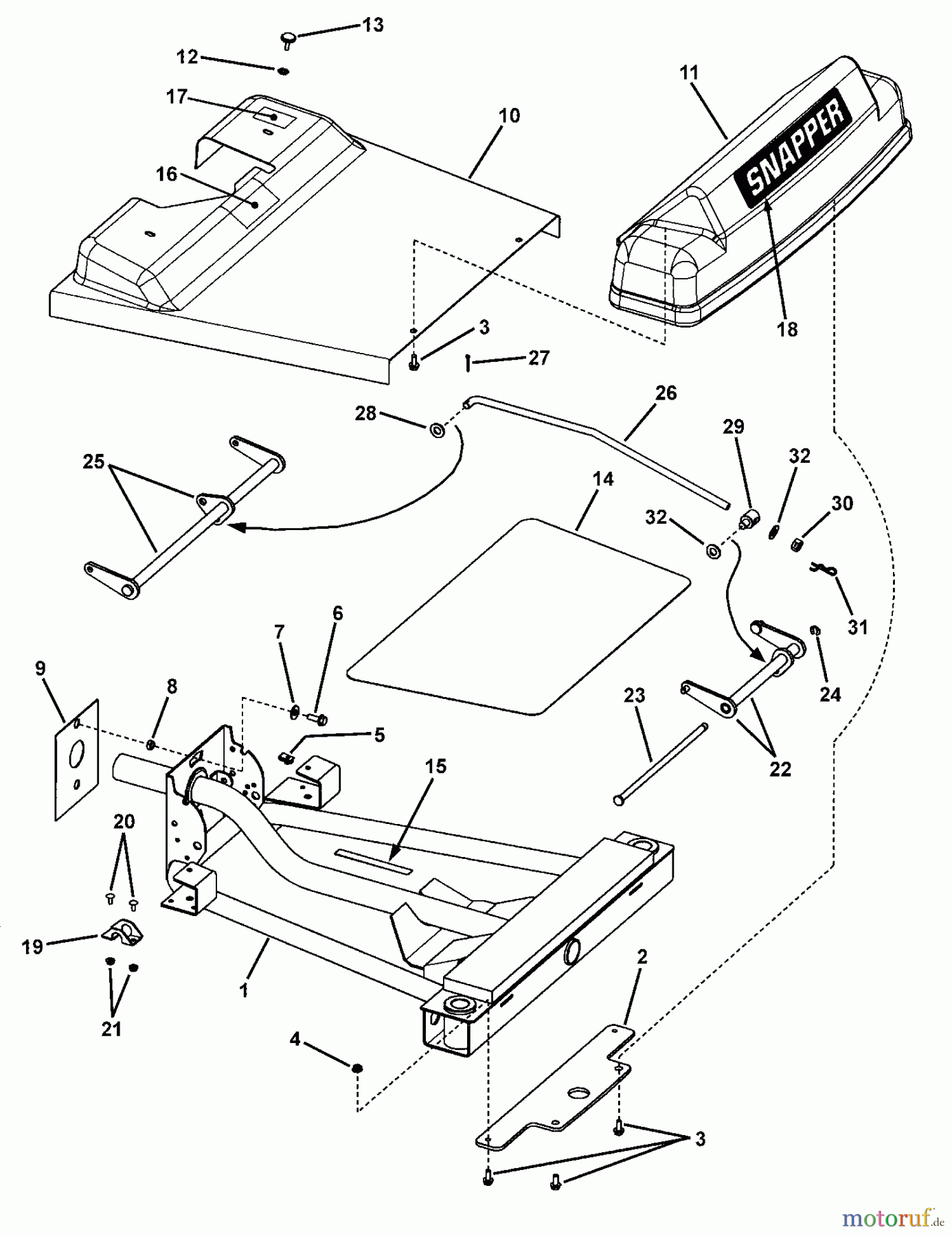  Snapper Nullwendekreismäher, Zero-Turn SZT20486BVE (85682) - Snapper 48