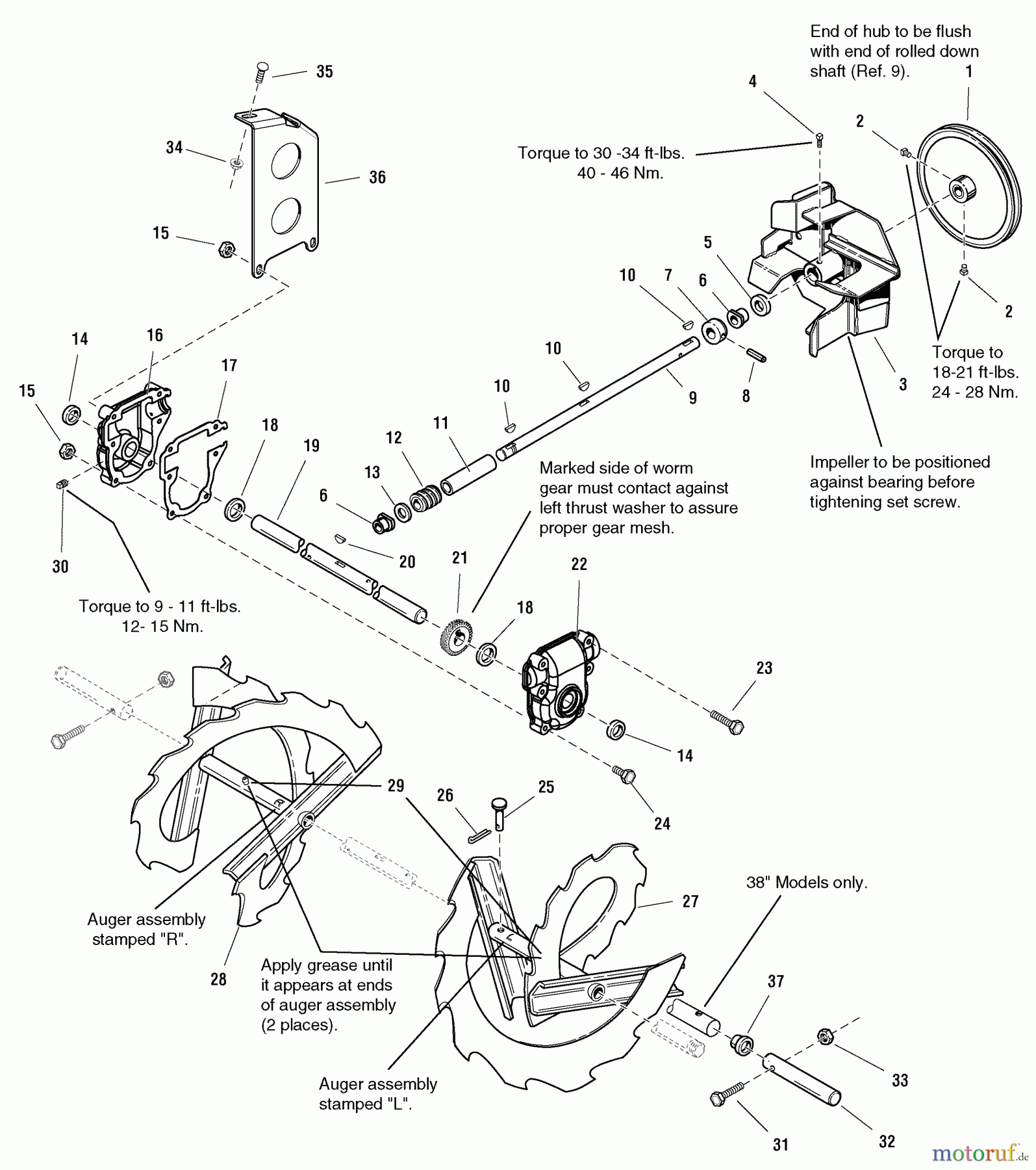  Snapper Schneefräsen 95247E (1694853) - Snapper 24