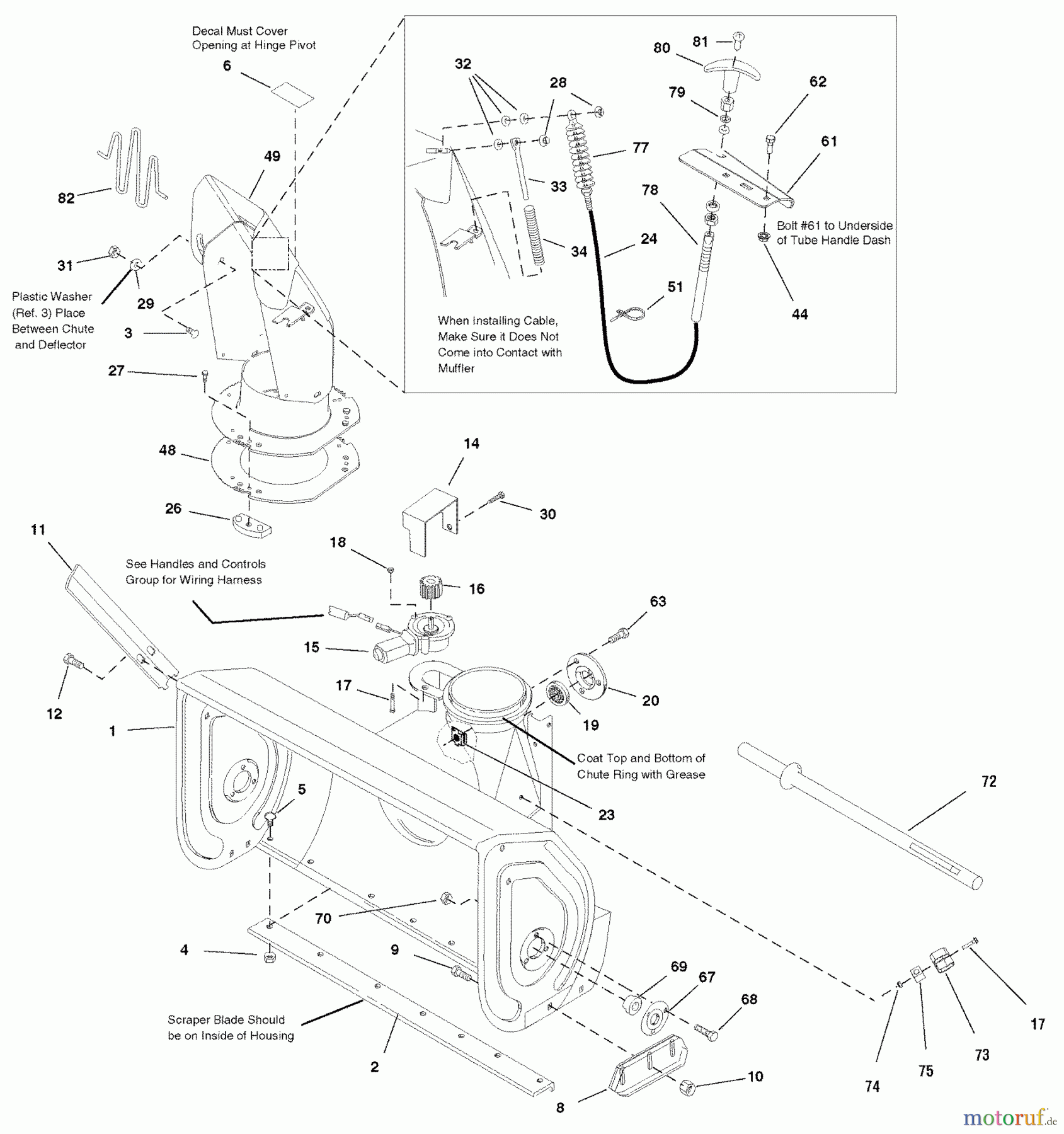  Snapper Schneefräsen 13388E (1695097) - Snapper 38