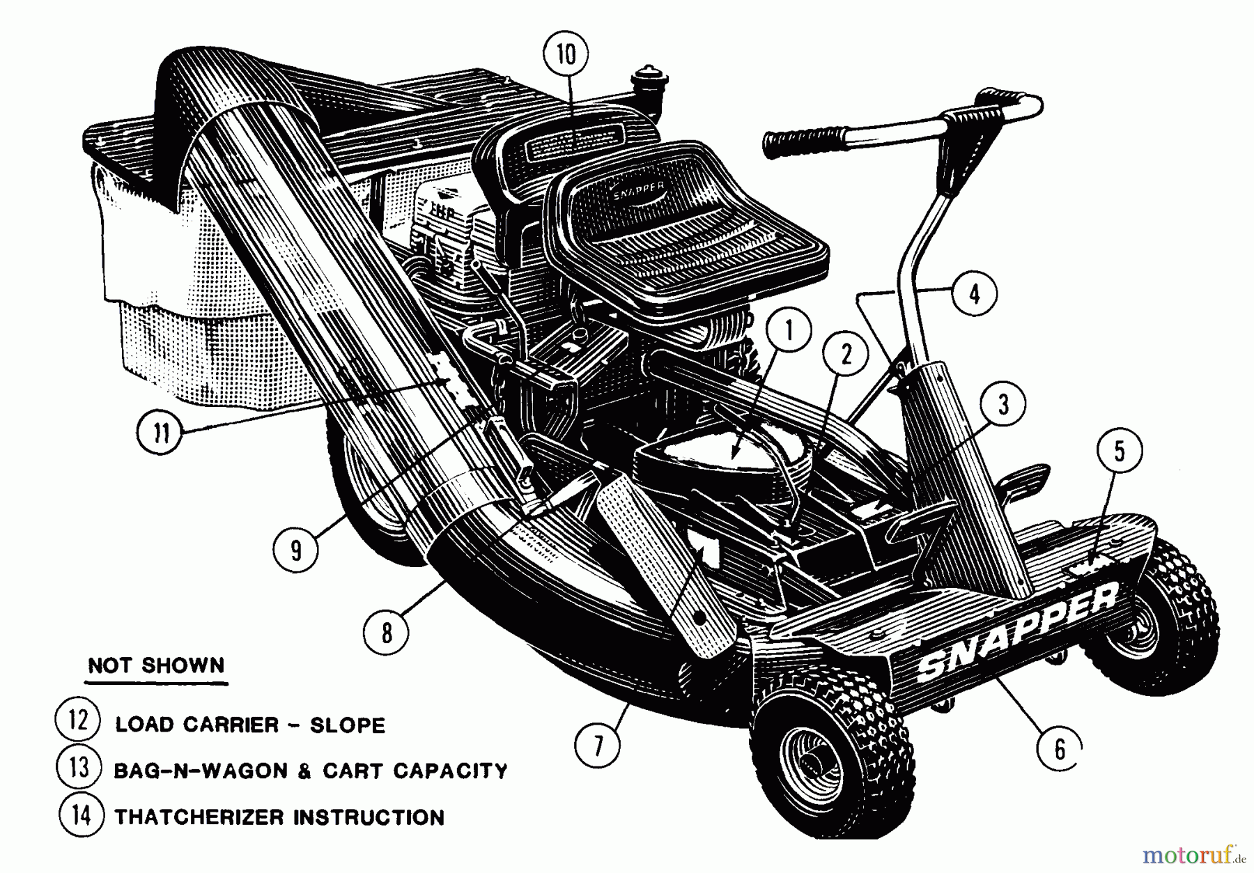  Snapper Reitermäher 26083 - Snapper 26