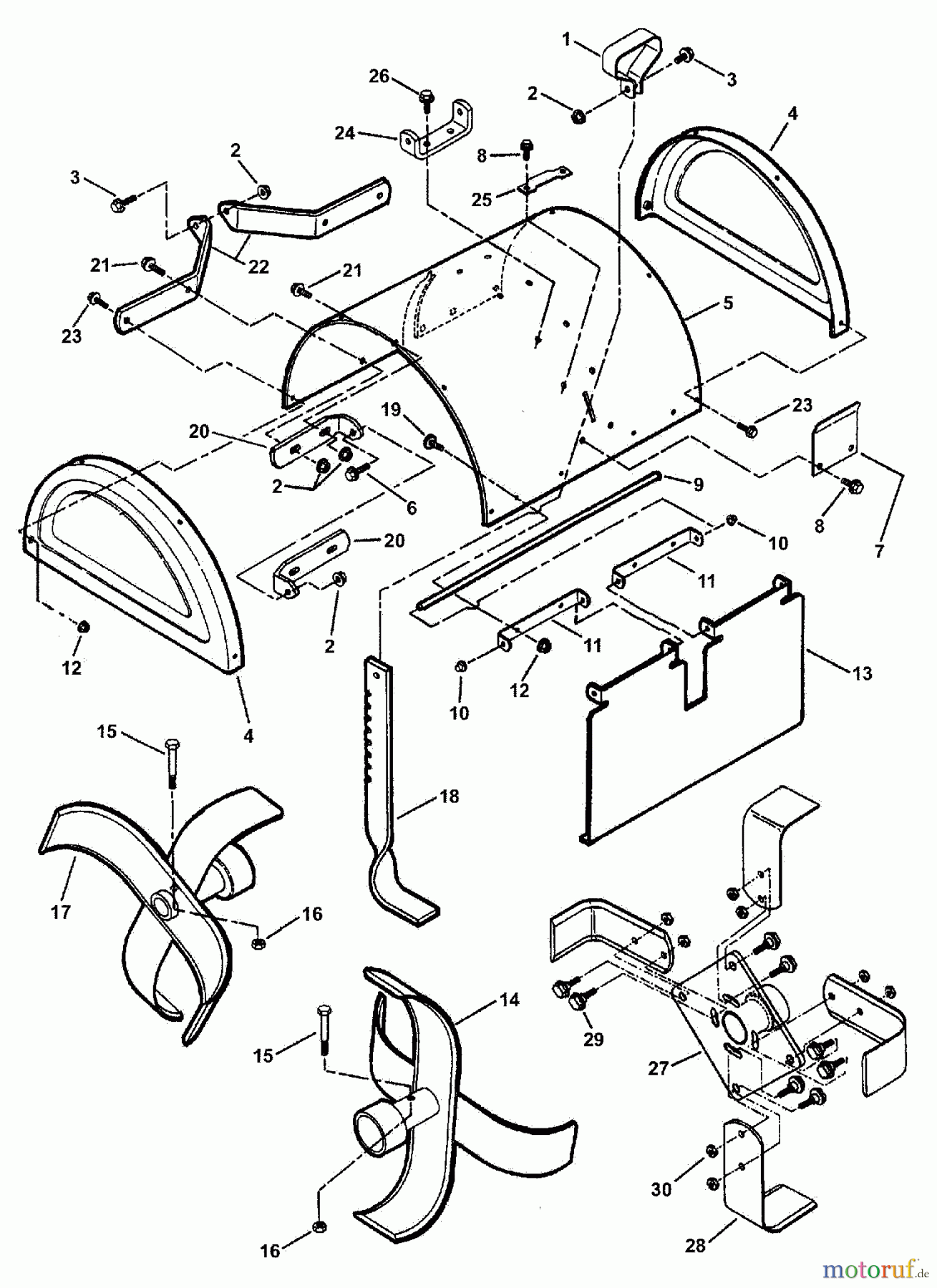  Snapper Motorhacken und Kultivierer IR5003B (84237) - Snapper 16.5