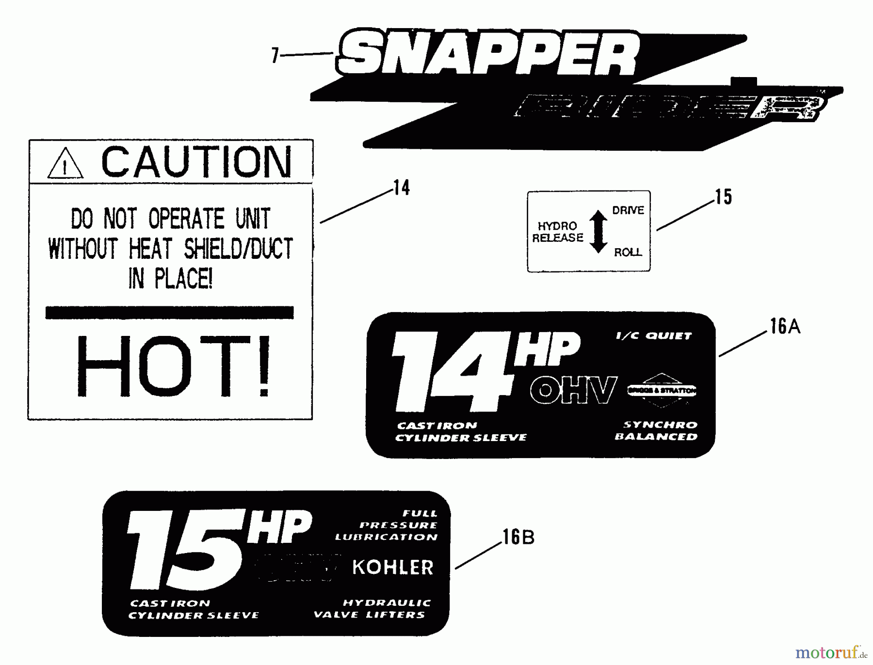  Snapper Nullwendekreismäher, Zero-Turn HZ15420KVE - Snapper 42