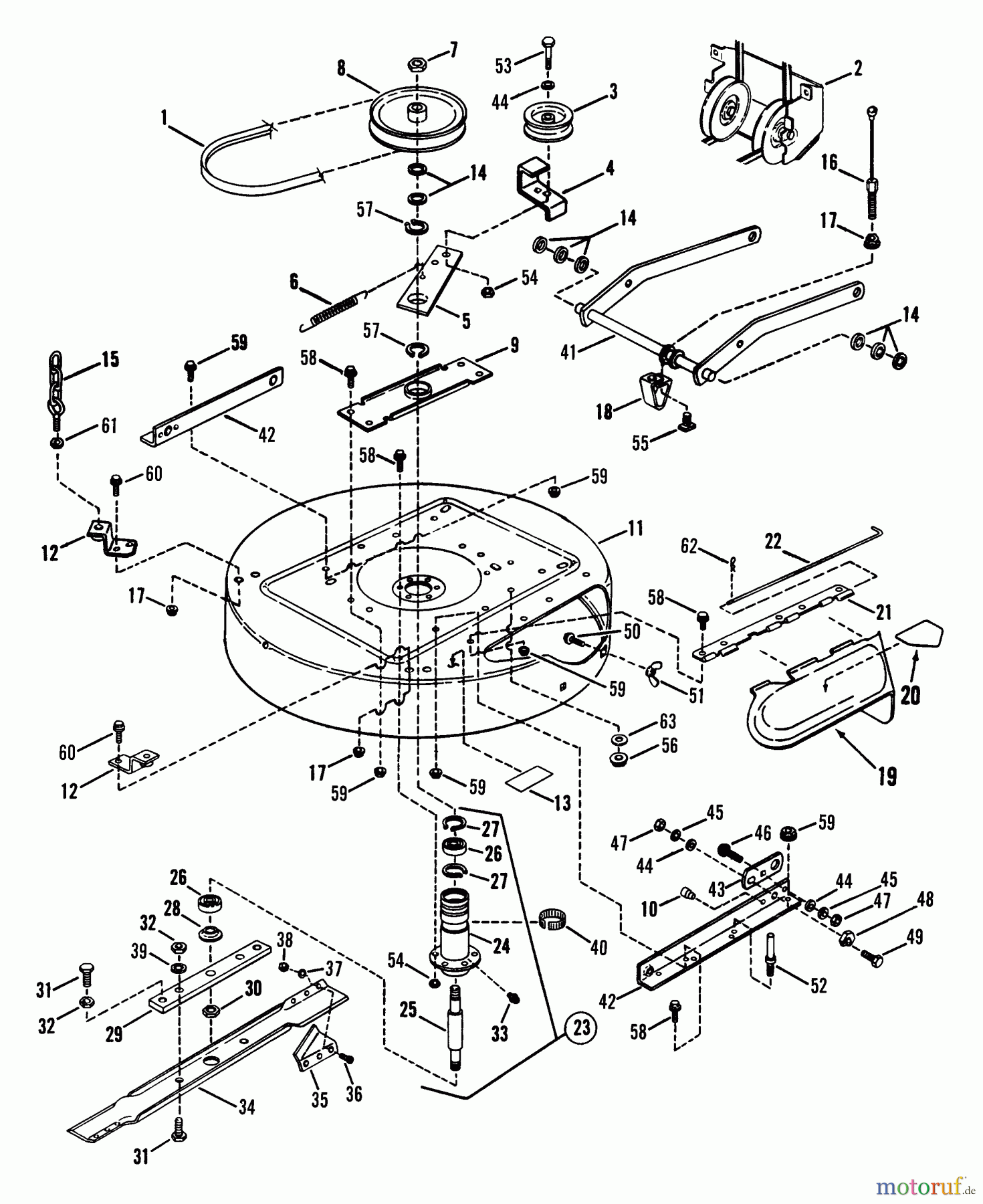  Snapper Rasen- und Gartentraktoren LT16002 - Snapper 16 HP Lawn Tractor, Disc Drive, Series 2 33