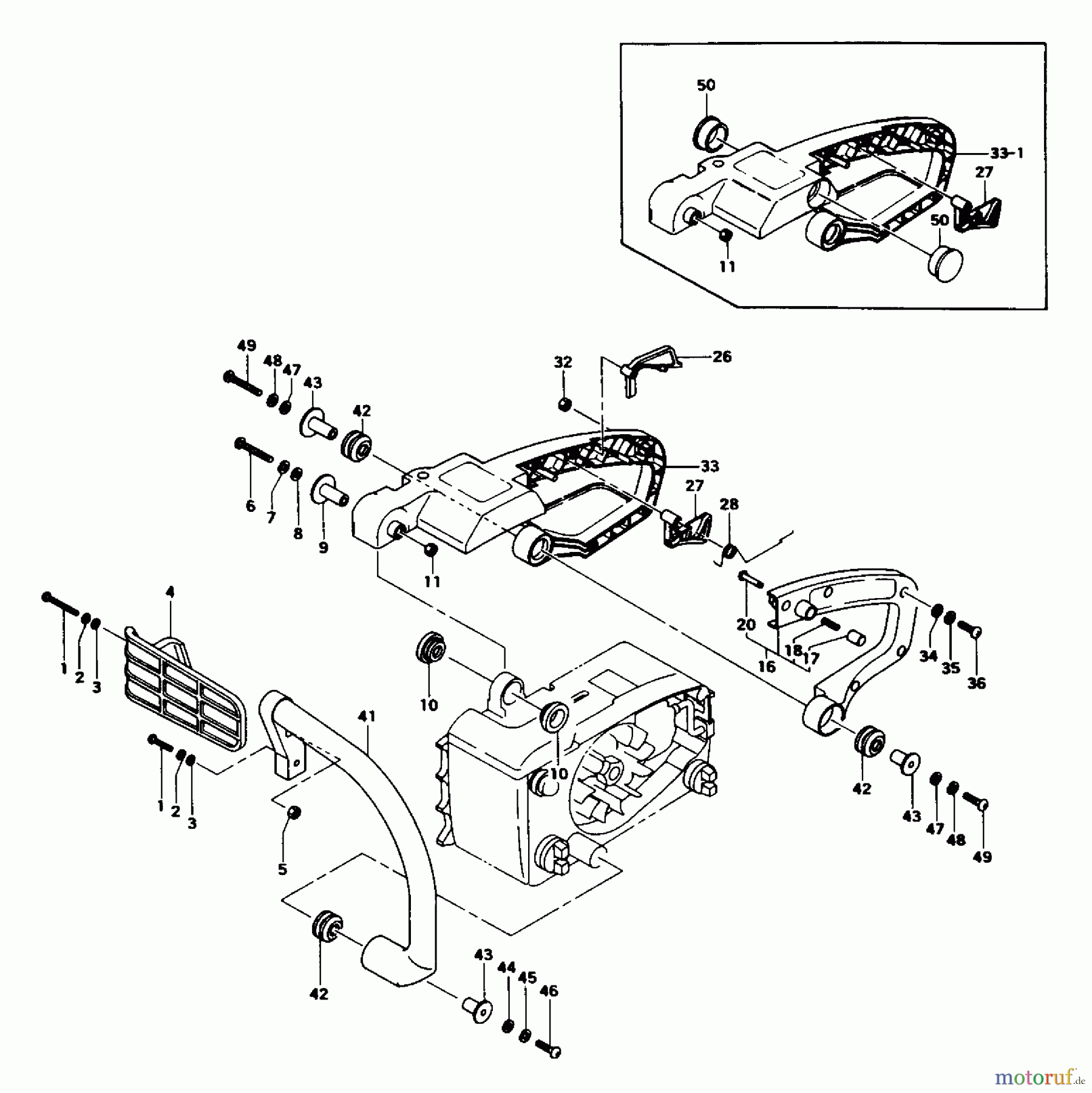  Tanaka Motorsägen ECS-300 - Tanaka Chainsaw Handle