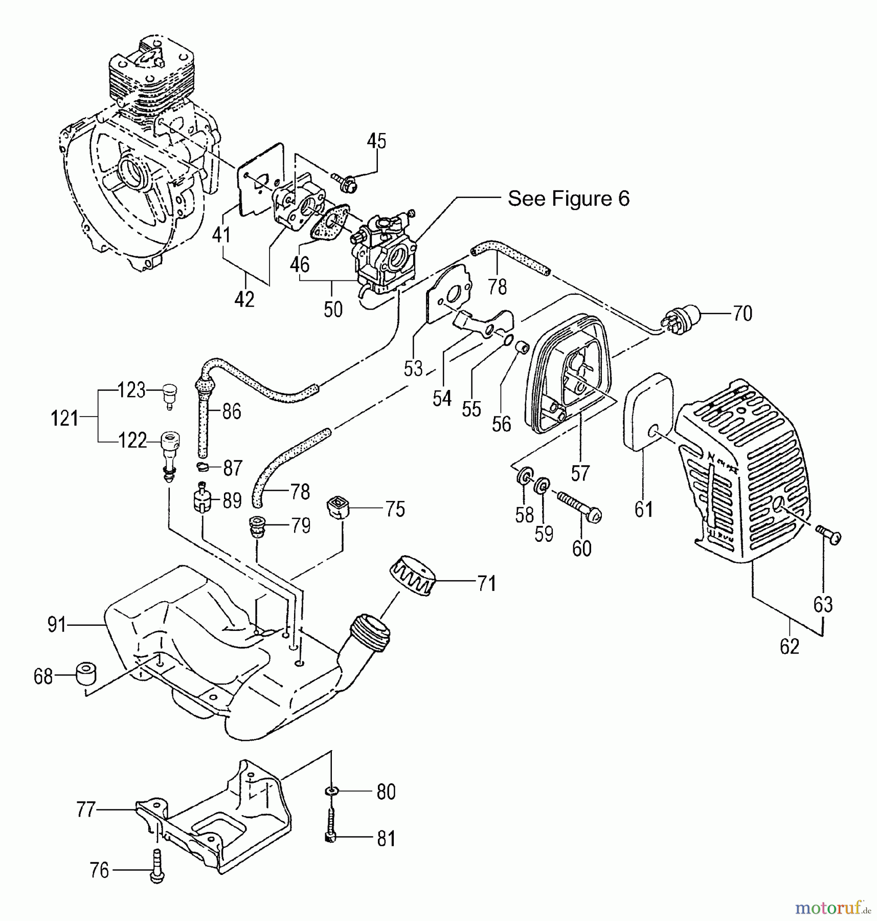  Tanaka Hochentaster DR-270PN - Tanaka Extended Reach Pole Saw Fuel System, Air Cleaner Cover