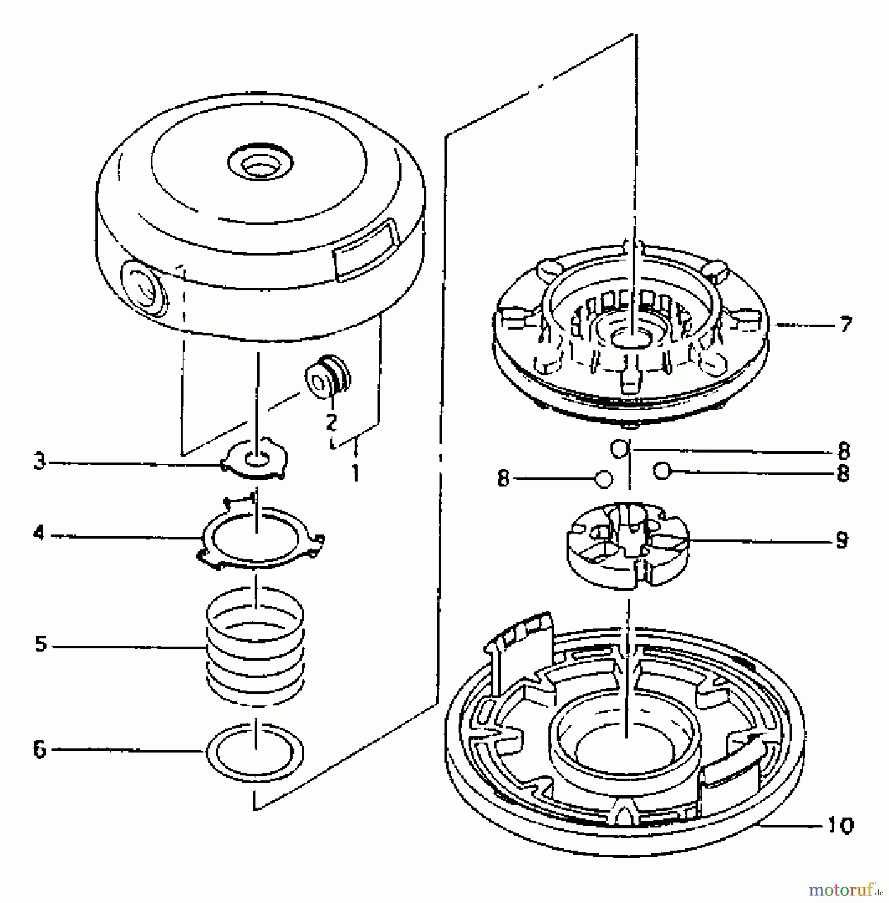 Tanaka Trimmer, Motorsensen AST-7000S - Tanaka AutoStart Brush Cutter Nylon Head TH-96