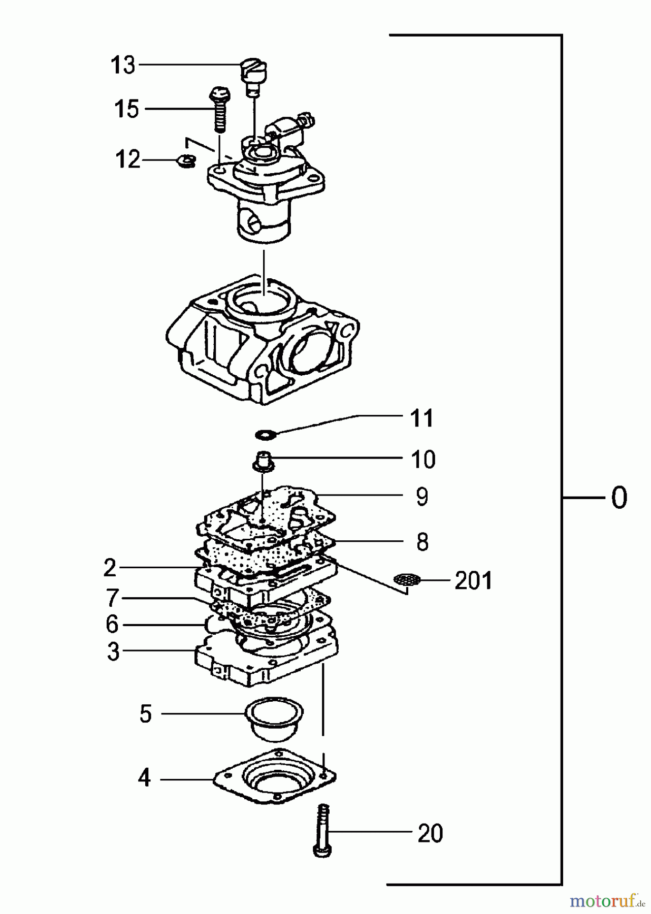  Tanaka Trimmer, Motorsensen TBC-230 - Tanaka Grass Trimmer Carburetor