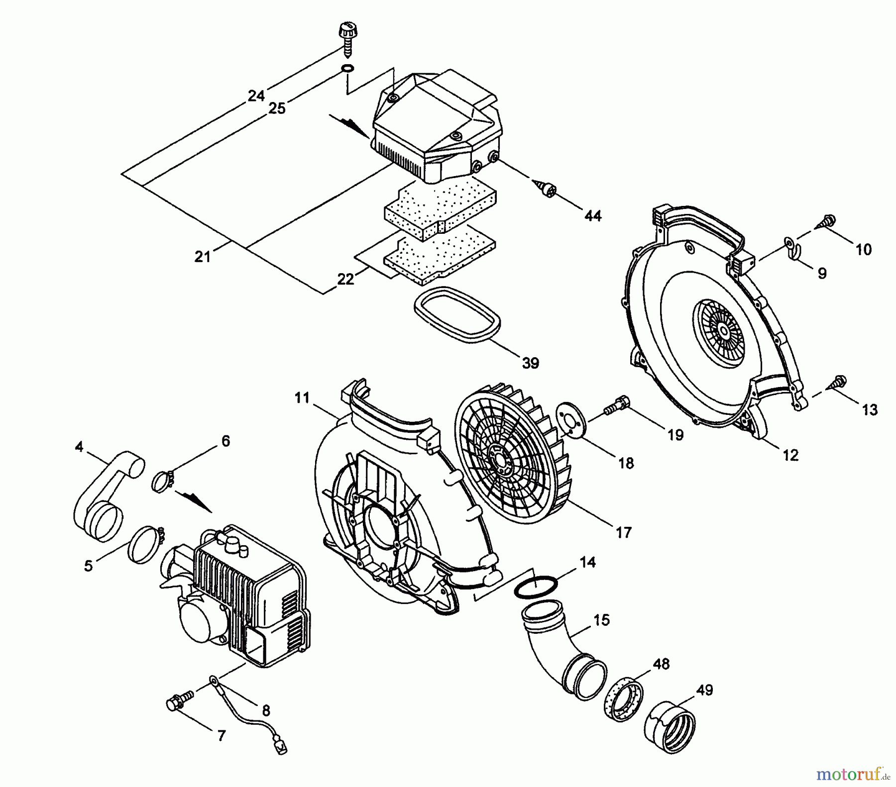  Tanaka Blasgeräte, Sauger, Häcksler, Mulchgeräte TBL-7600R - Tanaka Backpack Blower Blower