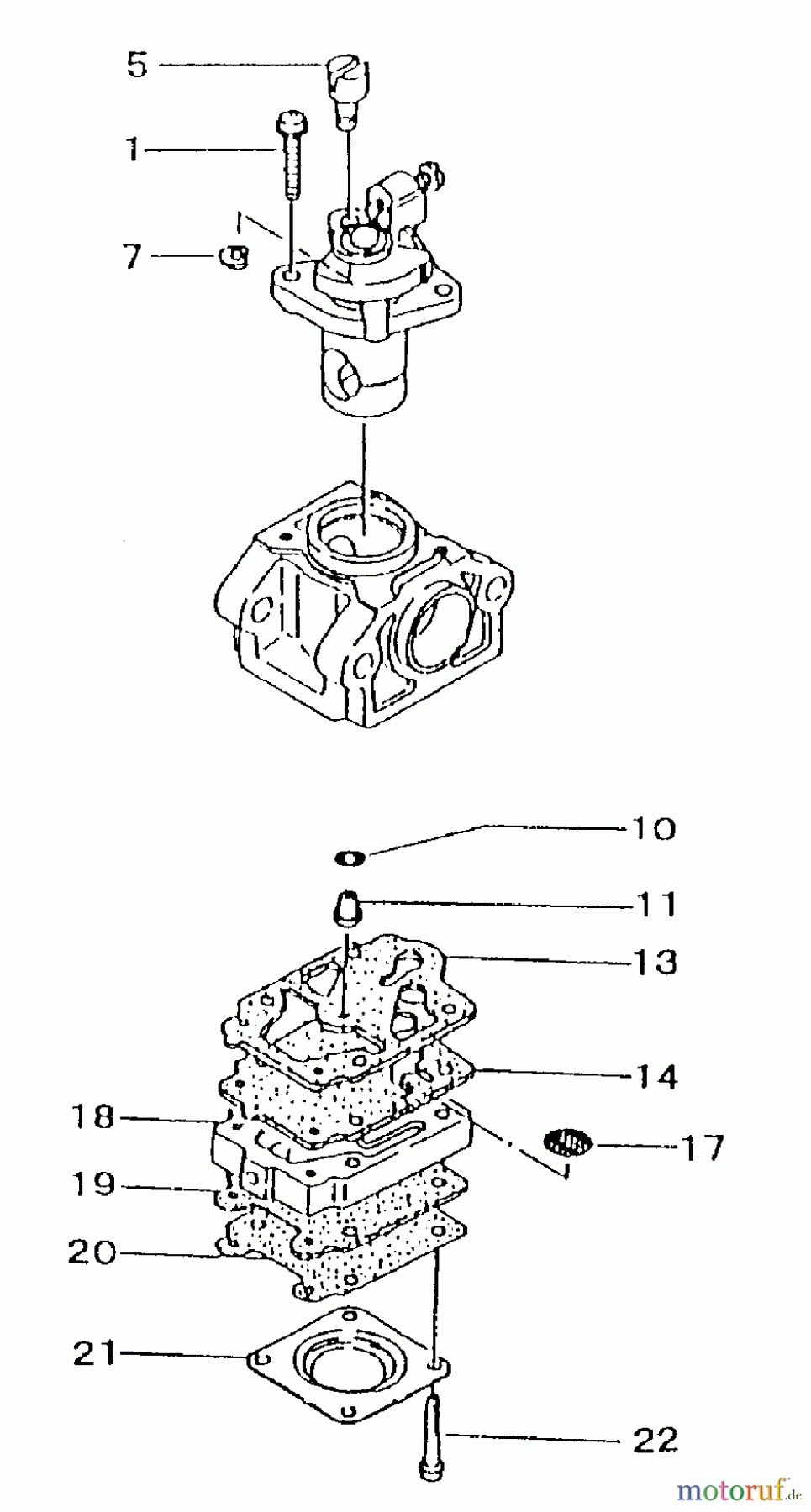  Tanaka Trimmer, Motorsensen TBC-4001 - Tanaka Grass Trimmer Carburetor