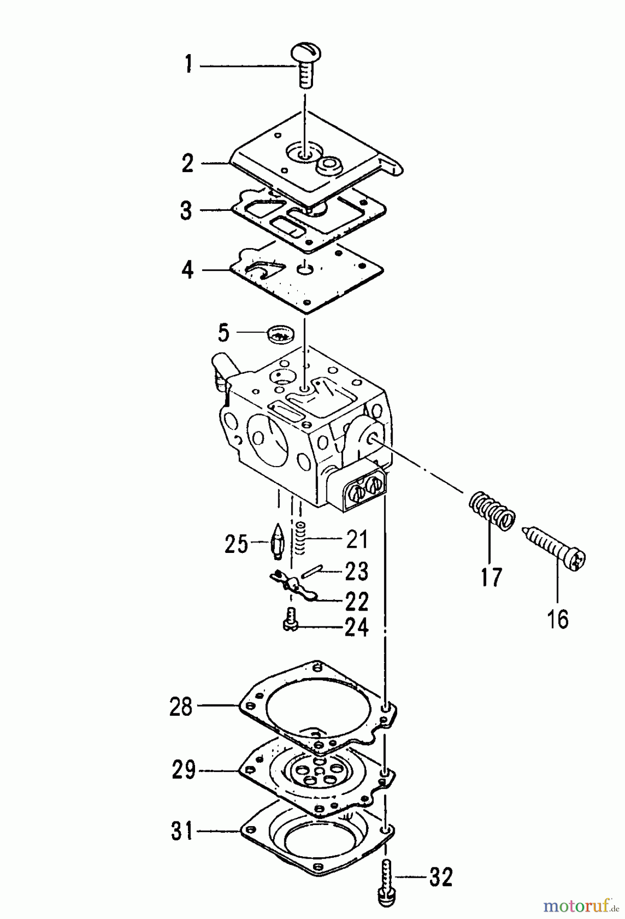 Tanaka Erdbohrer TEA-500 - Tanaka Power Auger Carburetor (After S/N C160001~)