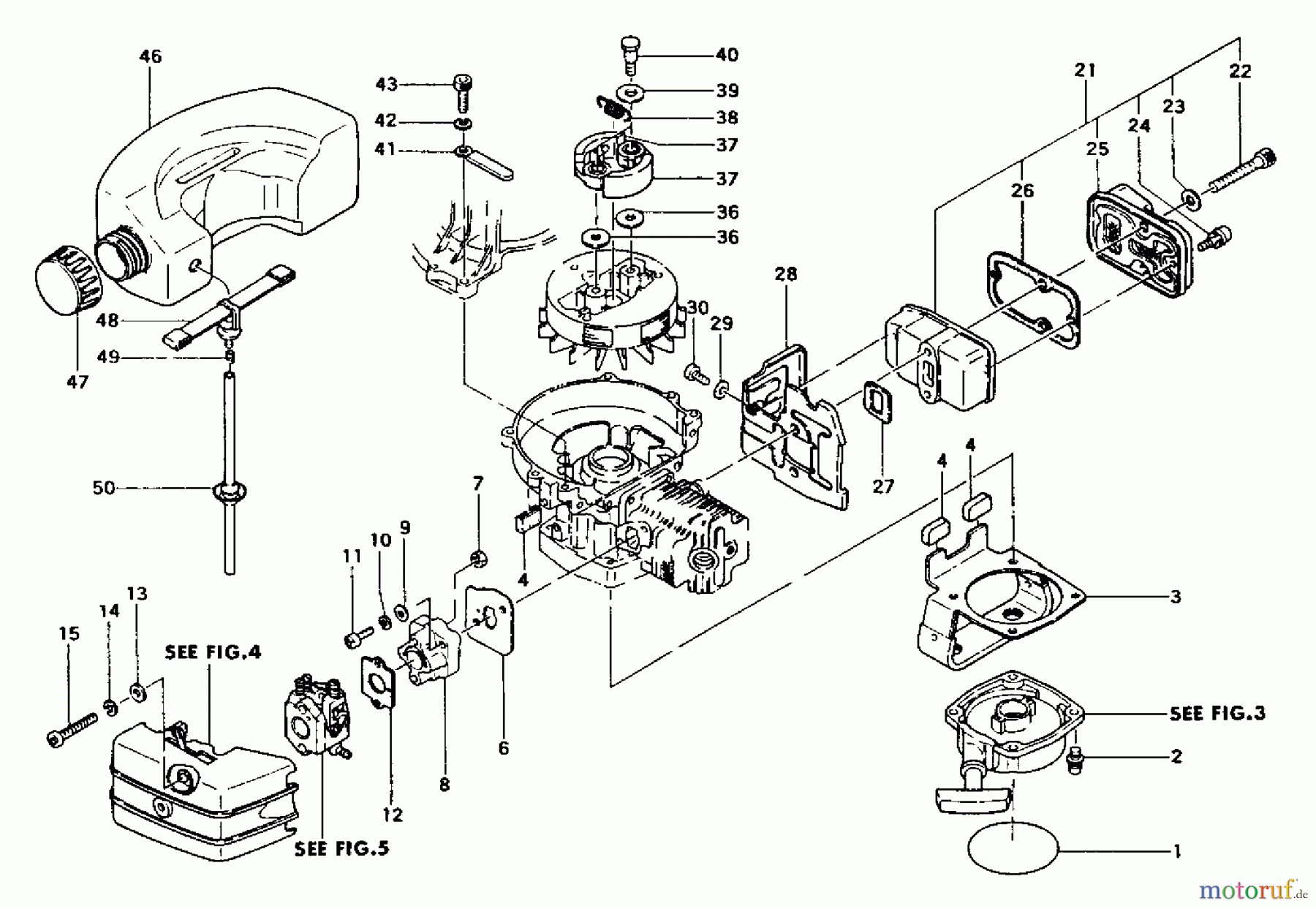  Tanaka Erdbohrer TED-260 - Tanaka Engine Drill Engine Components