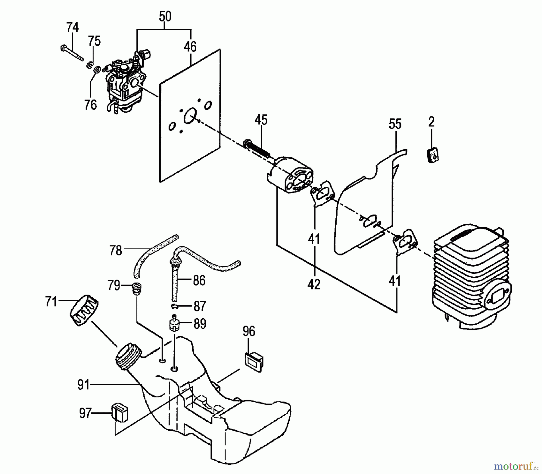 Tanaka Kantenschneider TPE-2501 - Tanaka Portable Edger Fuel System