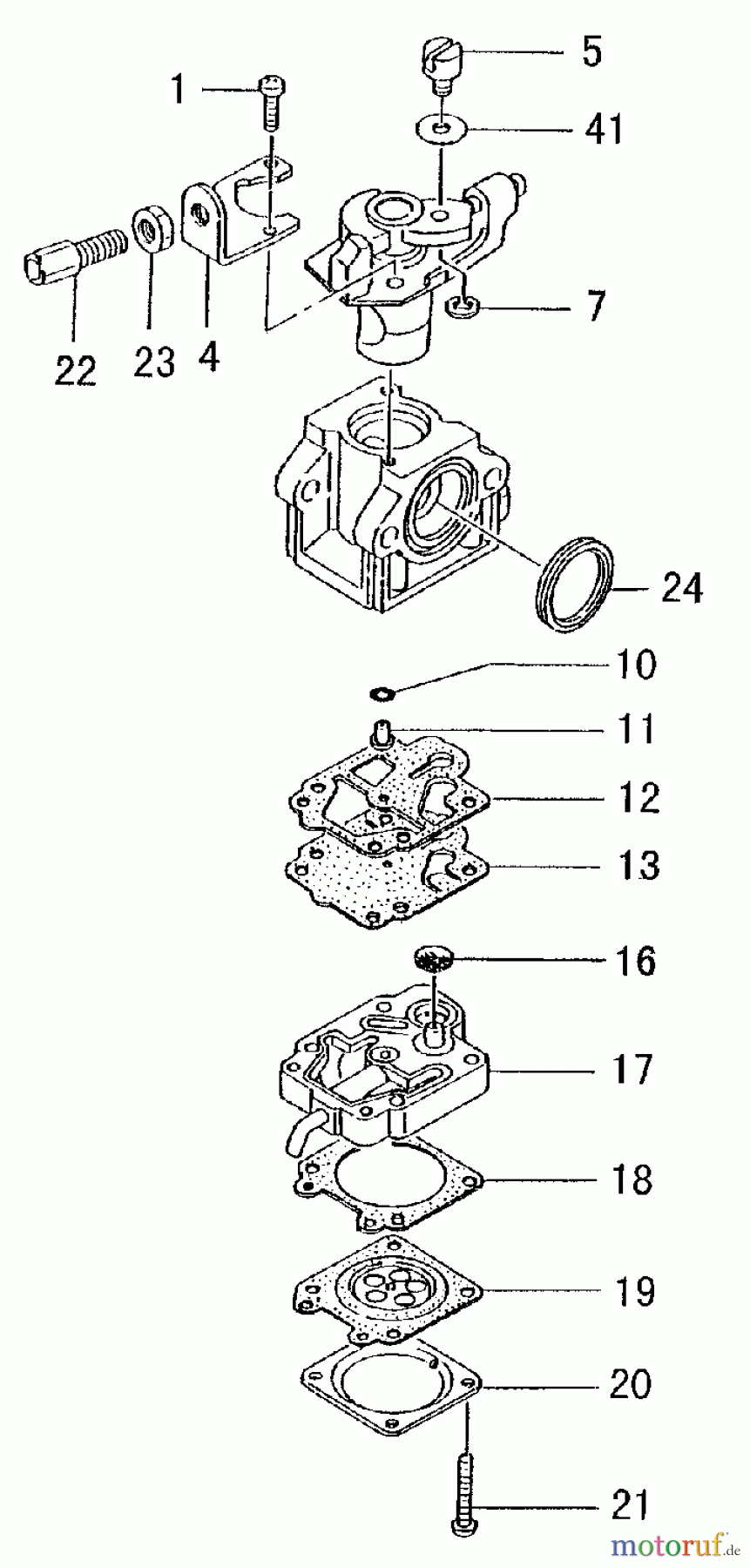Tanaka Motoren PF-2600 - Tanaka Utility / Scooter Engine Carburetor