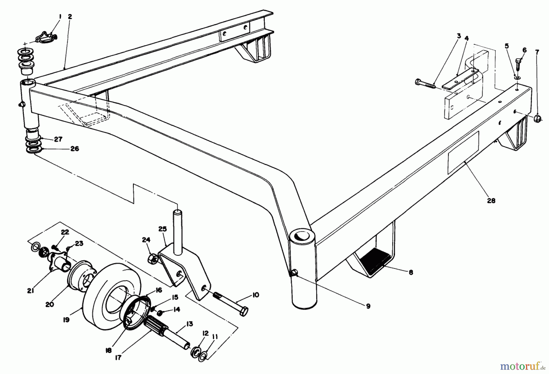  Toro Neu Mowers, Deck Assembly Only 30544 (117/120) - Toro 44