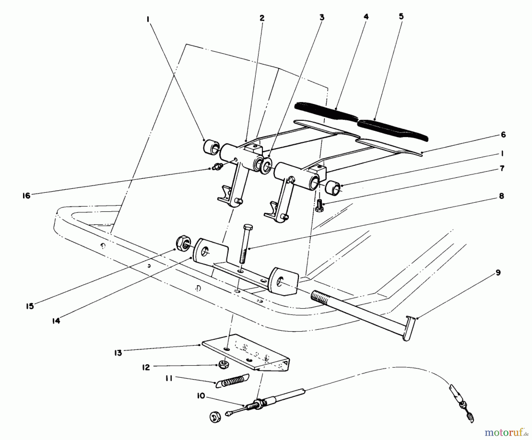  Toro Neu Mowers, Deck Assembly Only 30544 (120) - Toro 44