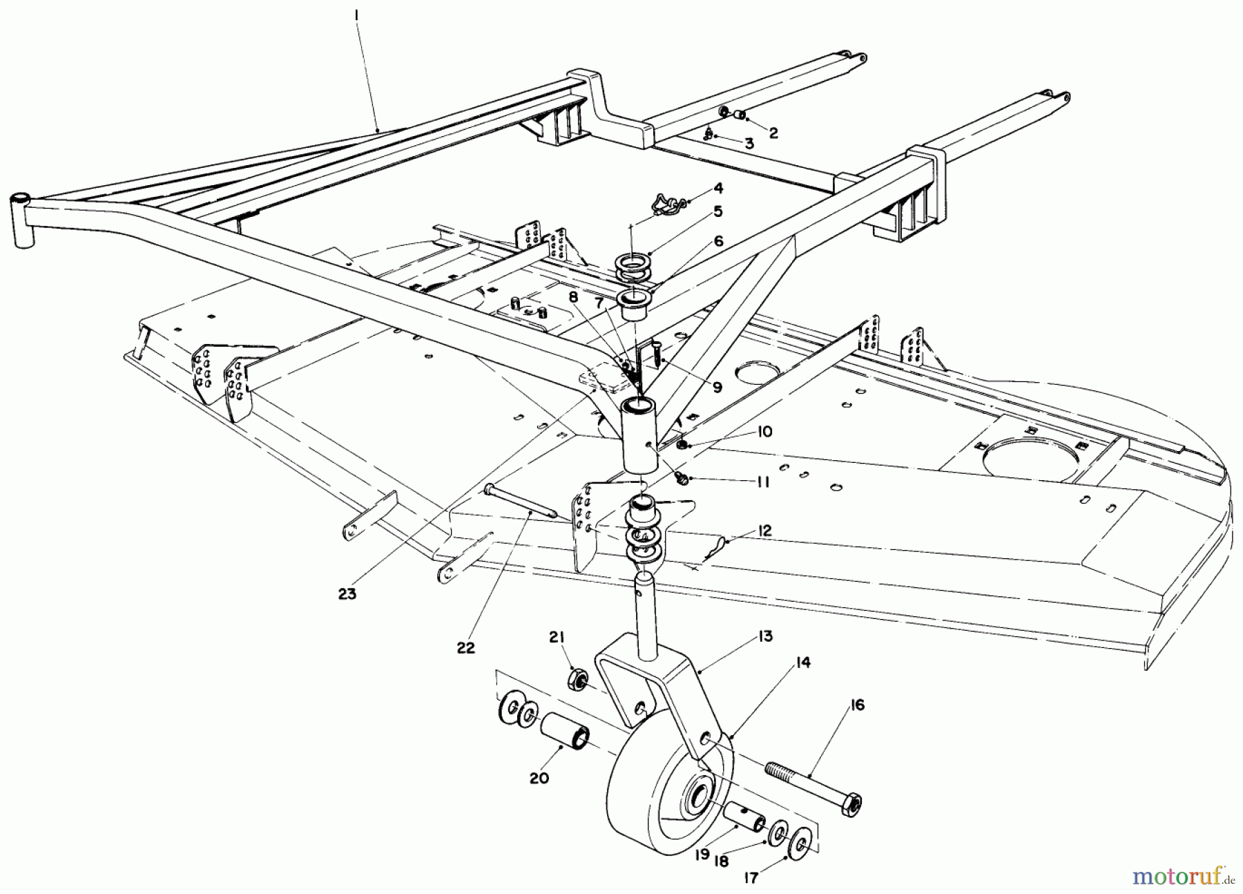 Toro Neu Mowers, Deck Assembly Only 30560 - Toro 52