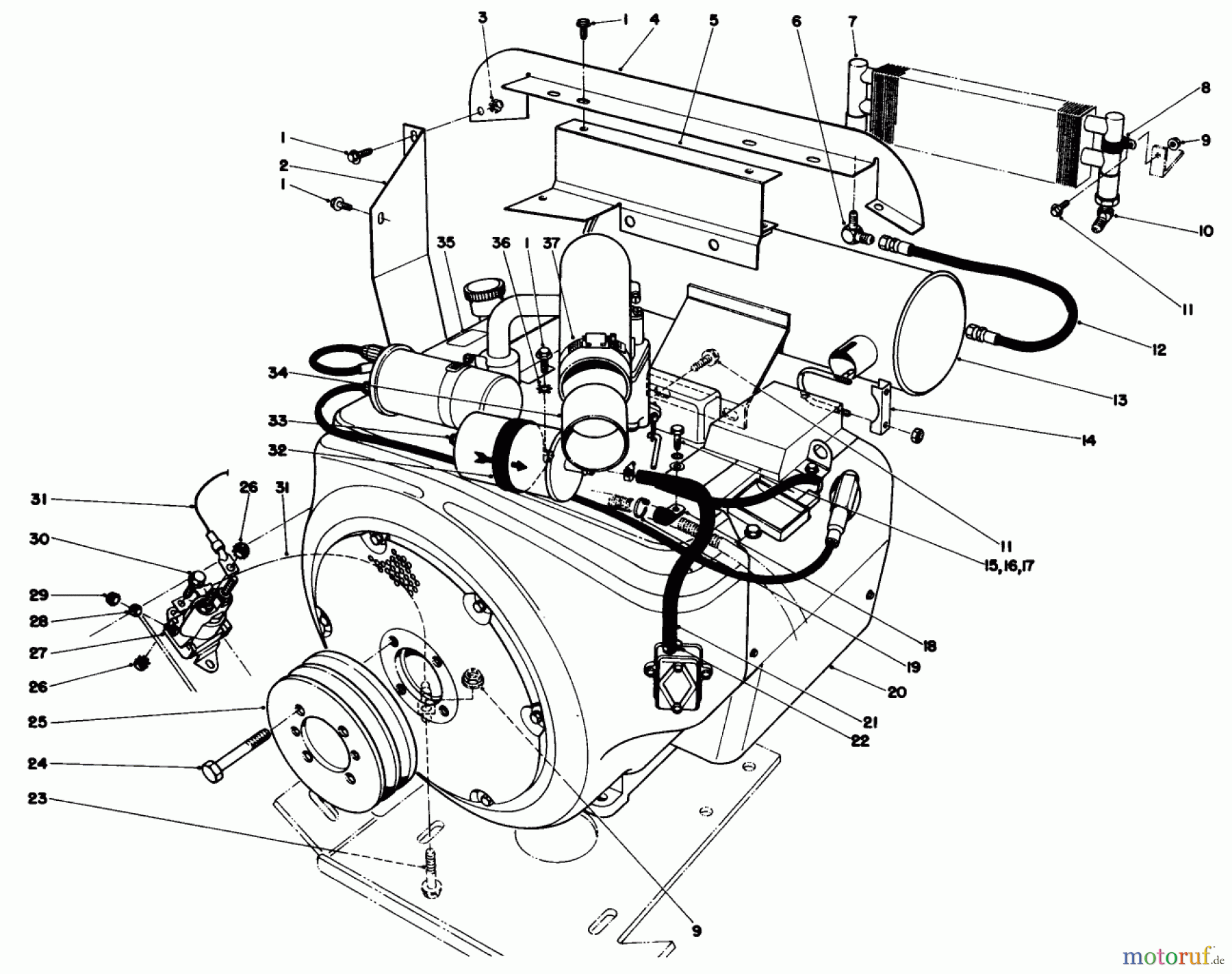 Toro Neu Mowers, Deck Assembly Only 30555 (200) - Toro 52