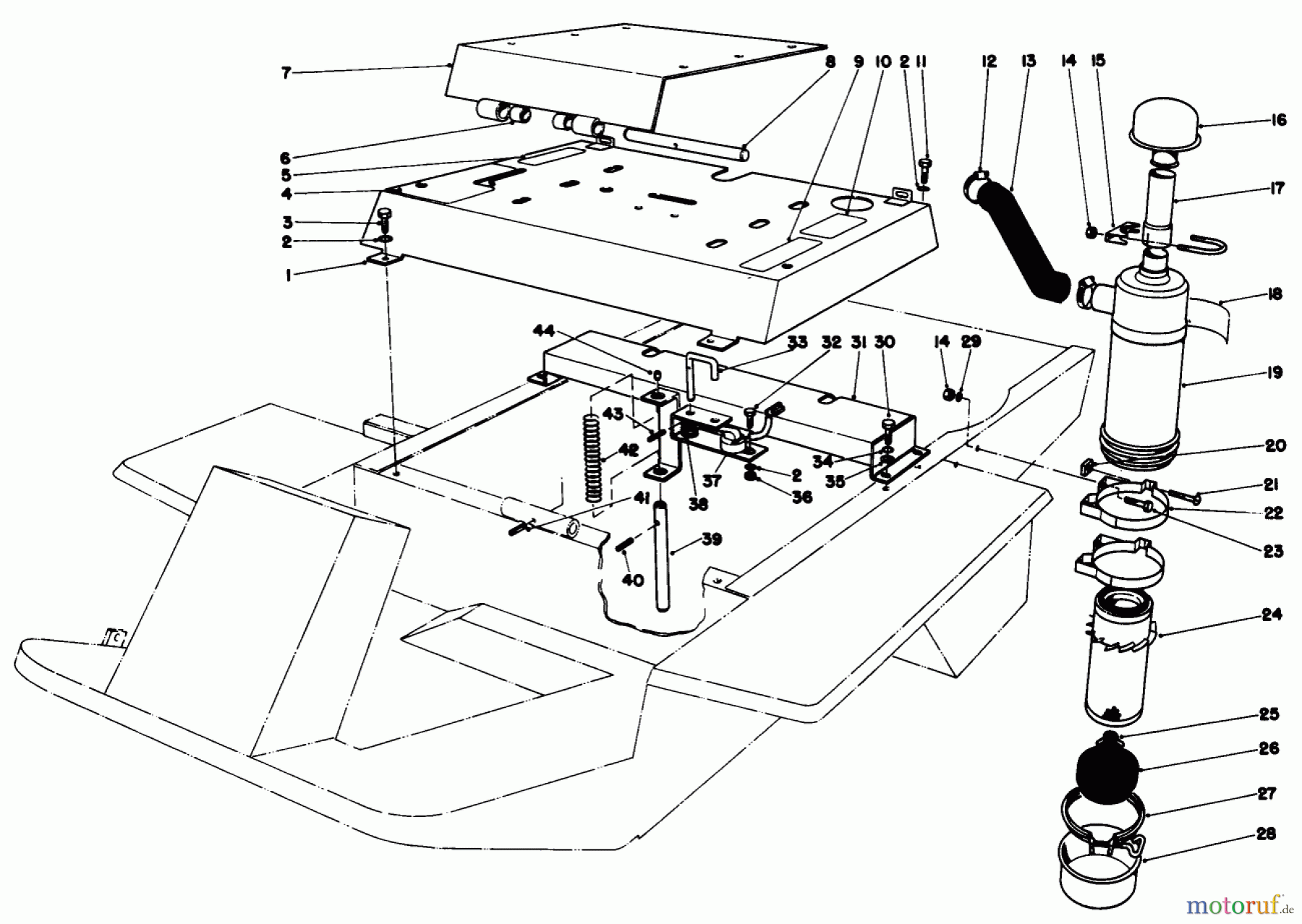 Toro Neu Mowers, Deck Assembly Only 30555 (200) - Toro 52