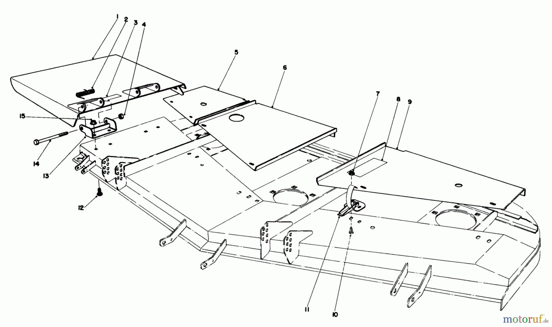  Toro Neu Mowers, Deck Assembly Only 30555 (200) - Toro 52