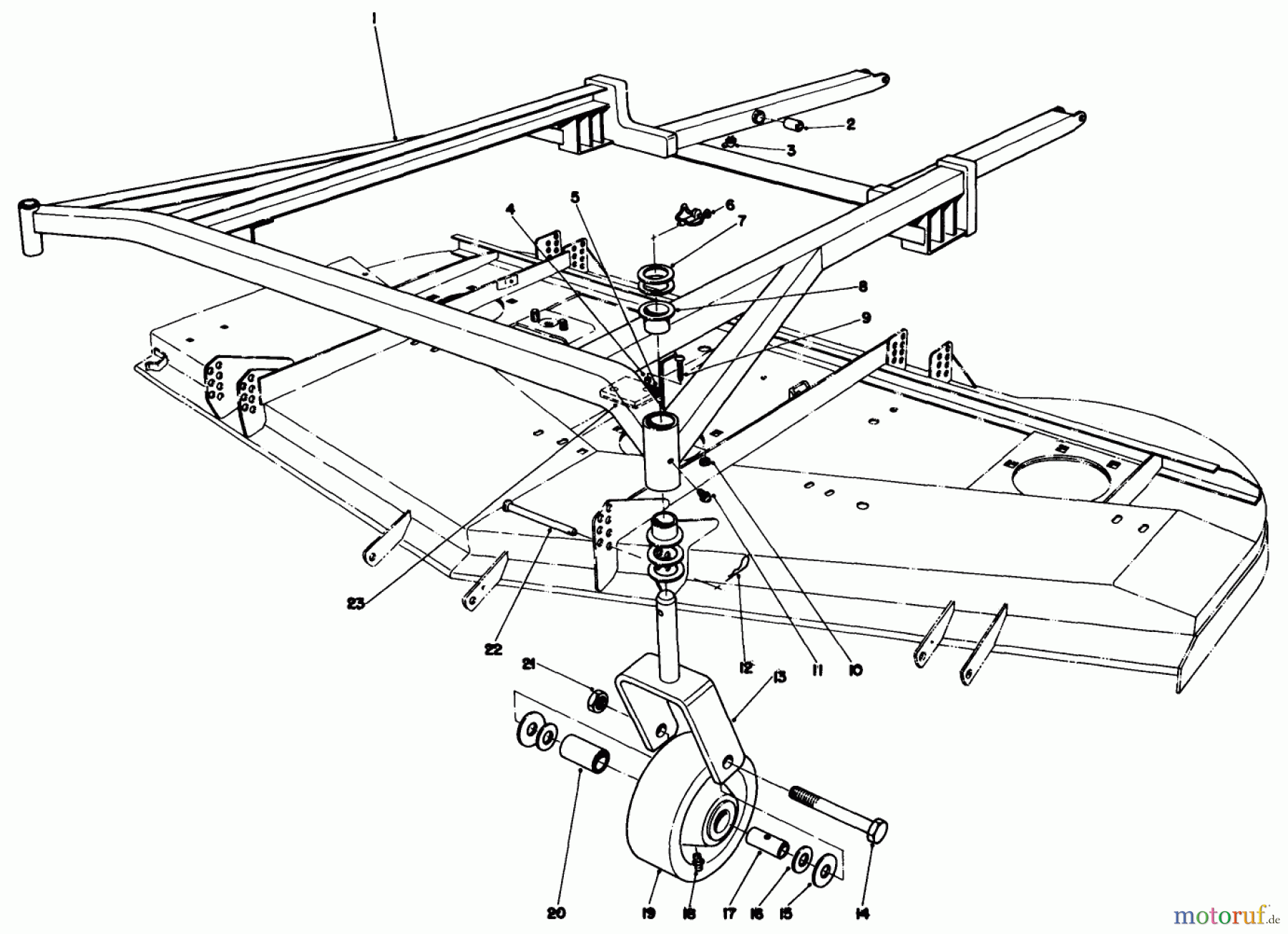 Toro Neu Mowers, Deck Assembly Only 30575 - Toro 72