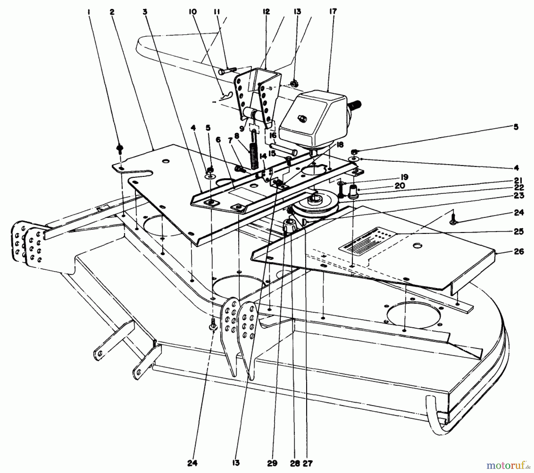 Toro Neu Mowers, Deck Assembly Only 30575 - Toro 72