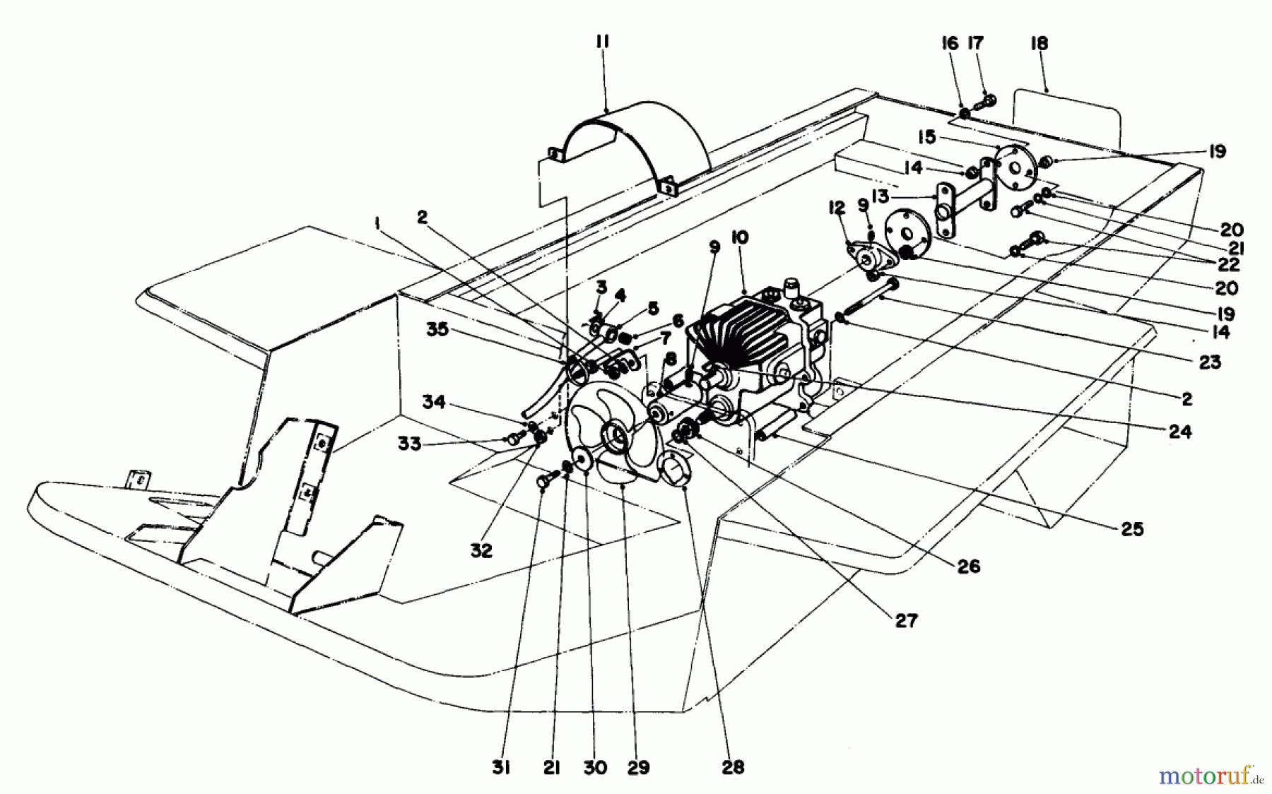 Toro Neu Mowers, Deck Assembly Only 30575 - Toro 72