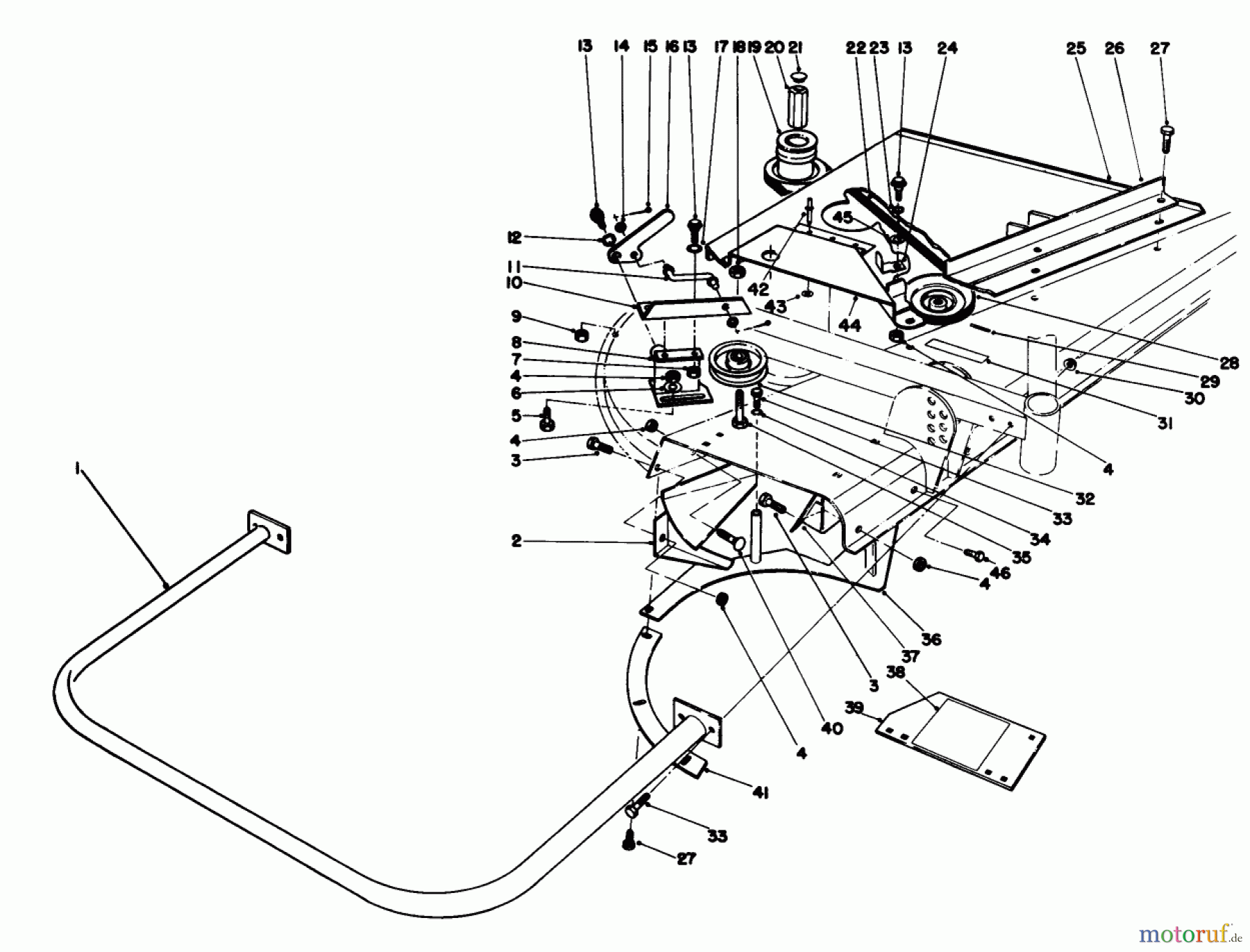 Toro Neu Mowers, Deck Assembly Only 30555 (200) - Toro 52