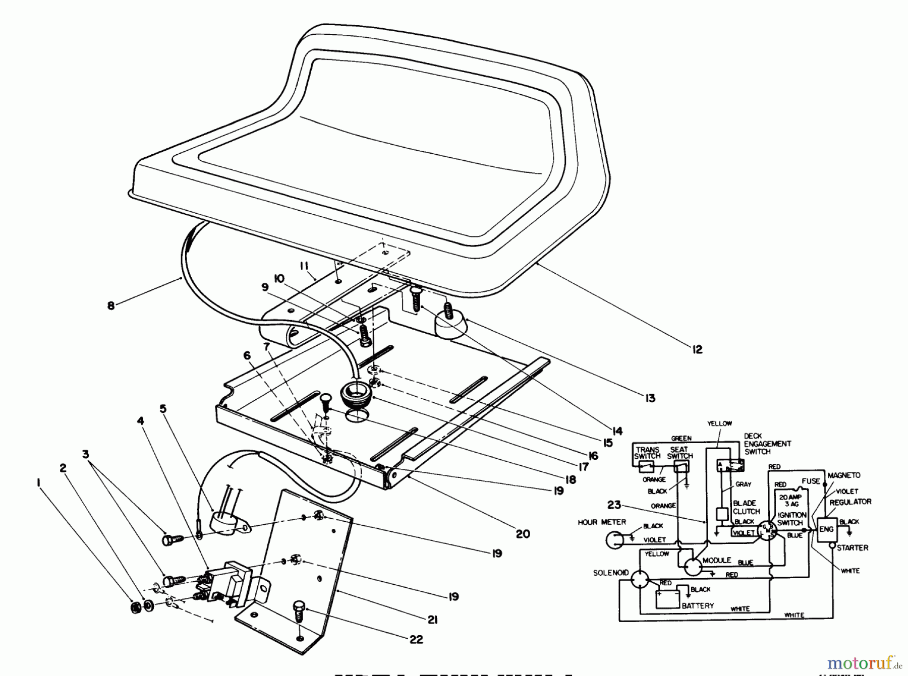 Toro Neu Mowers, Deck Assembly Only 55660 - Toro 44