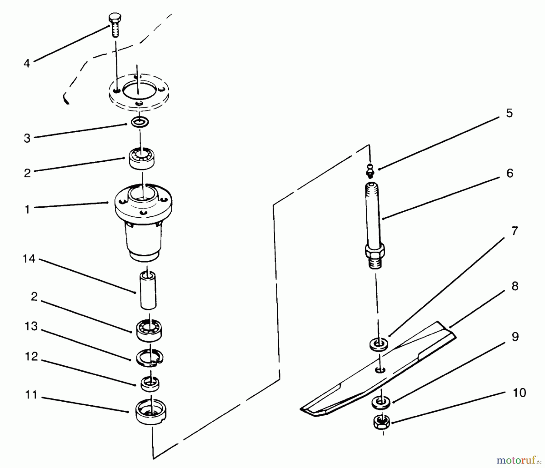 Toro Neu Mowers, Deck Assembly Only 78350 - Toro 42