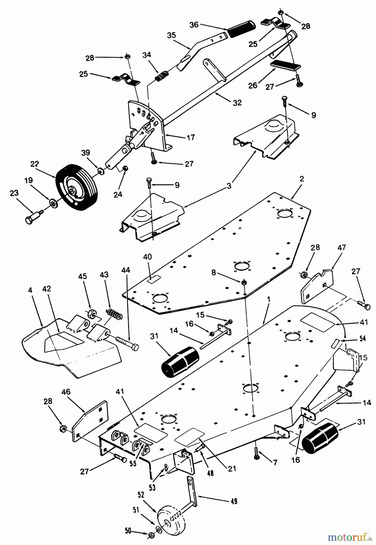 Toro Neu Mowers, Deck Assembly Only 78390 - Toro 60