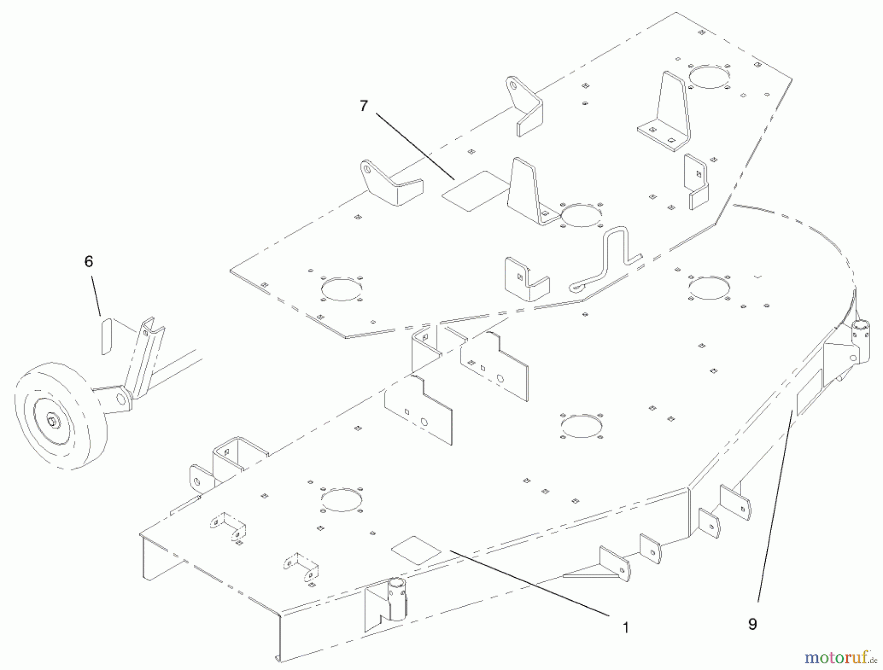  Toro Neu Mowers, Deck Assembly Only 78469 - Toro 60