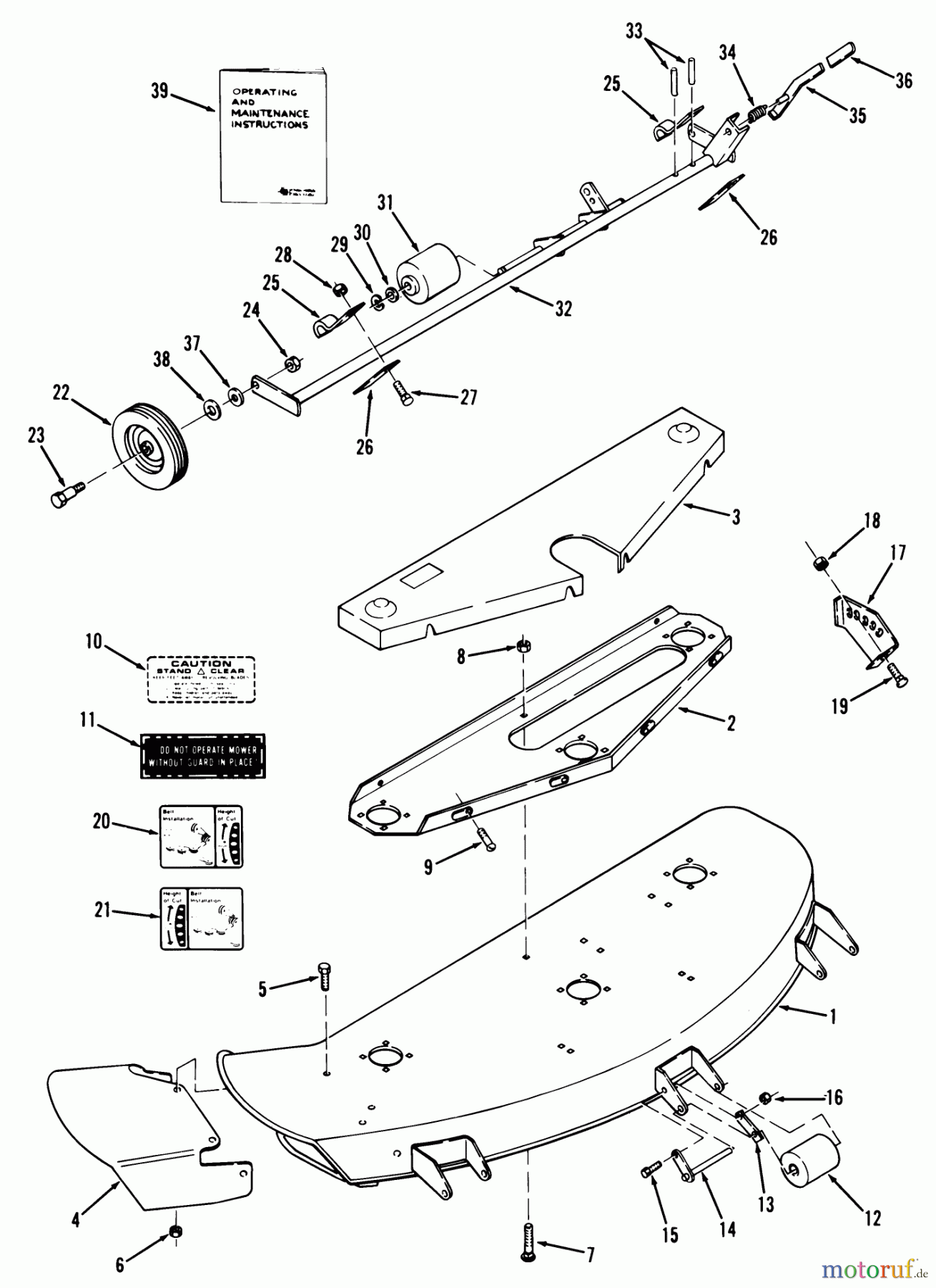  Toro Neu Mowers, Deck Assembly Only 85-48XS01 - Toro 48