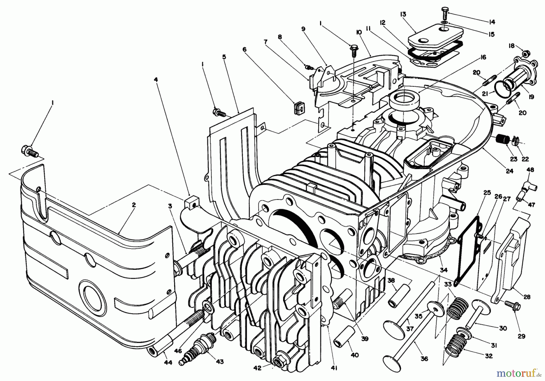  Toro Neu Mowers, Drive Unit Only 30106 - Toro Mid-Size Proline Gear Traction Unit, 12.5 hp, 1990 (0000001-0999999) ENGINE ASSEMBLY